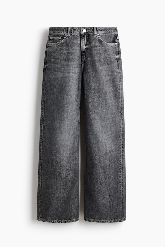 Женские джинсы H&M Baggy Regular Waist Jeans