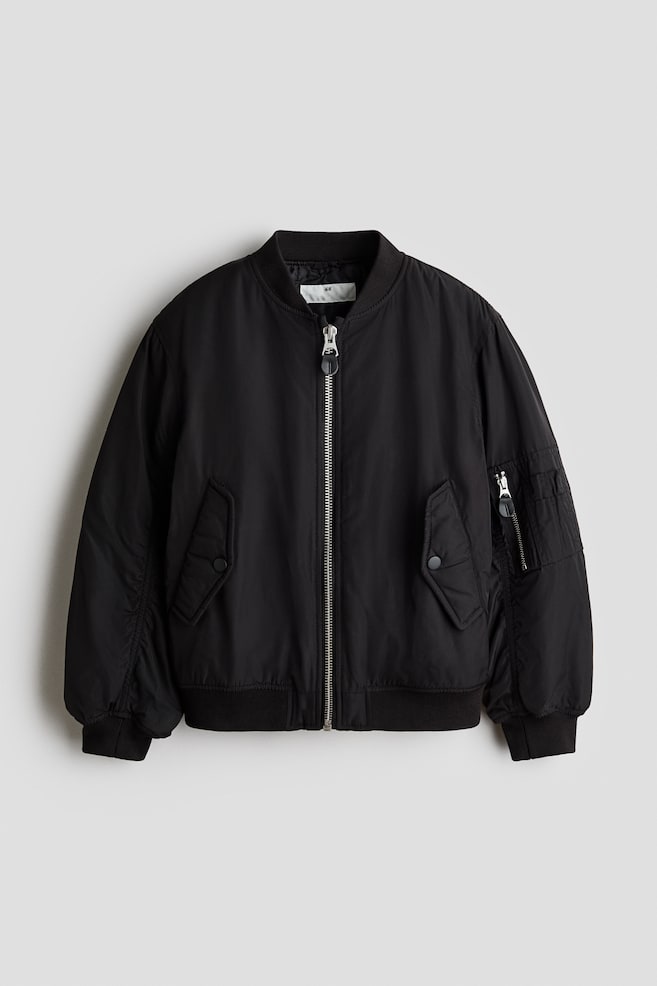 Bomber - Noir/Vert kaki - 1