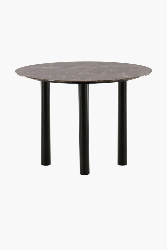 Table À Manger Havstone - Verre, Noir - 1