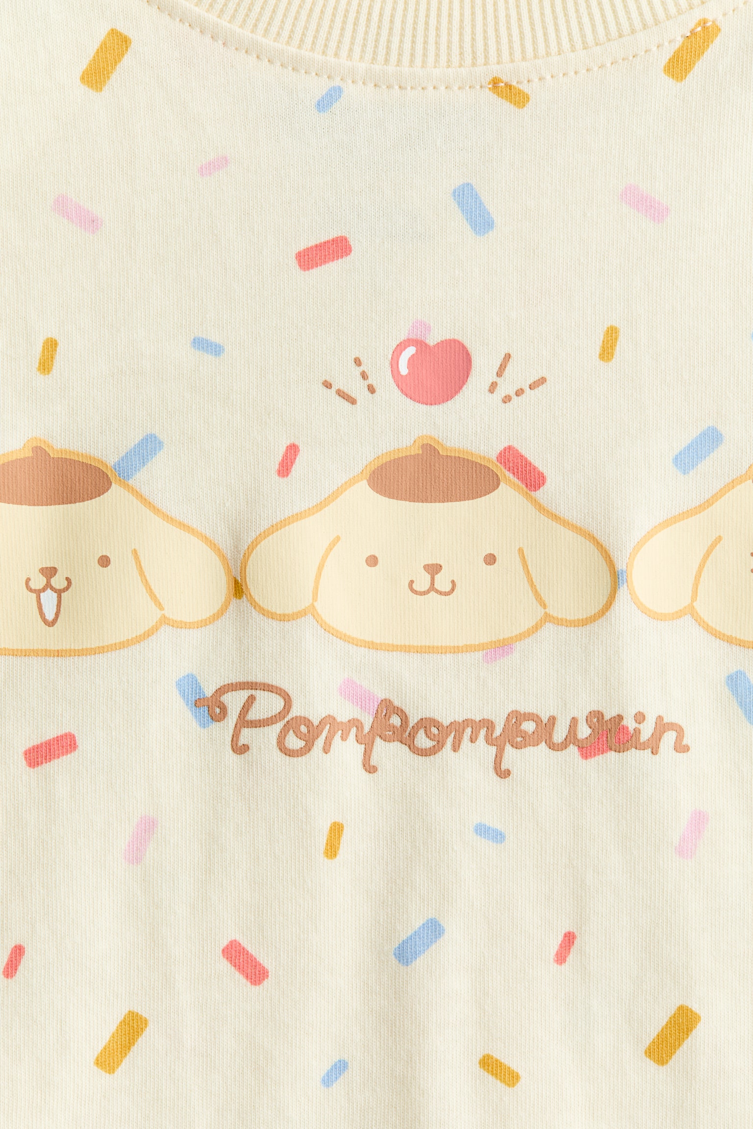 Printed T-shirt - Light yellow/Pompompurin/Light blue/Cinnamoroll/Light purple/Kuromi/Cream/Hello Kitty - 5