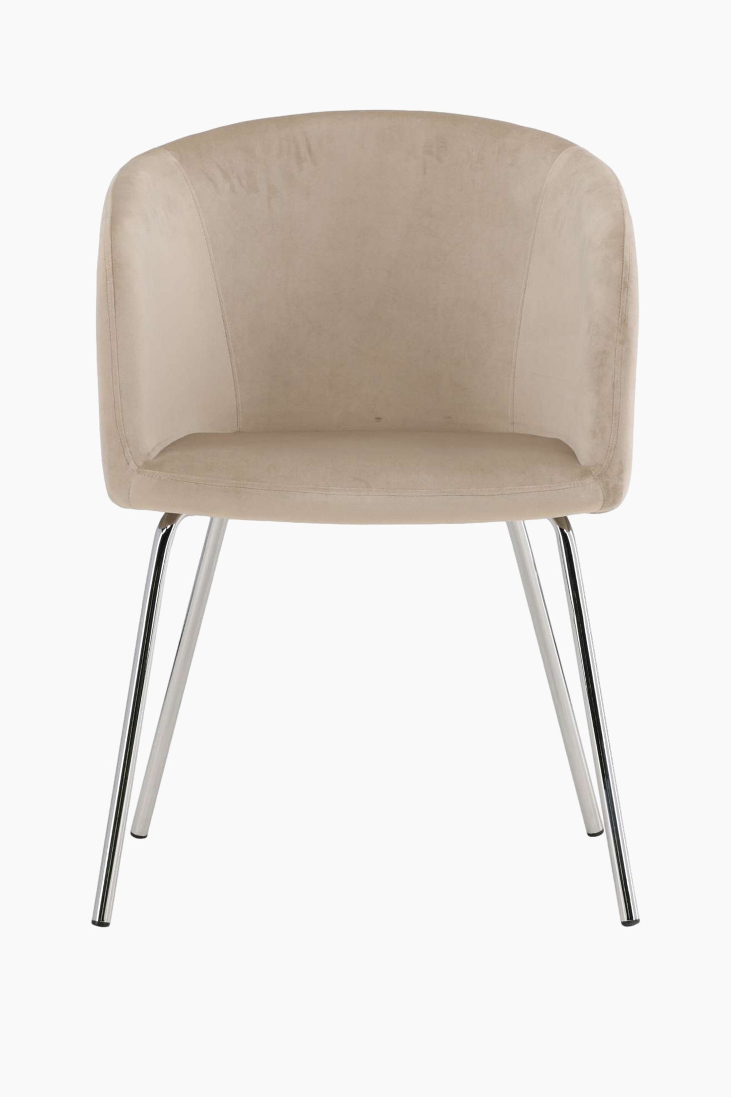 Venture Home - Berit Dining Chair - Polyesterisametti, Kromi