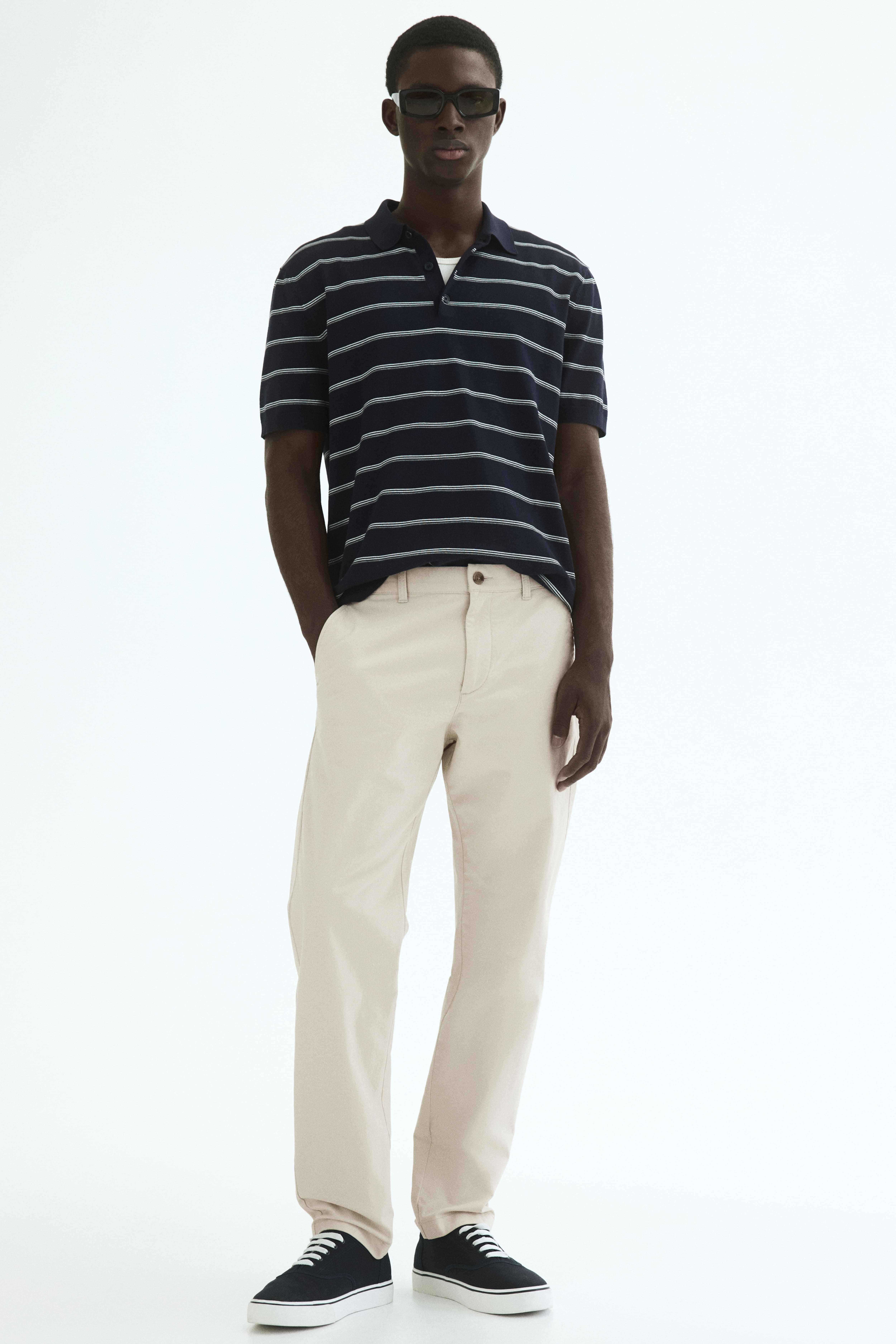 Slim-Fit Cotton Chinos