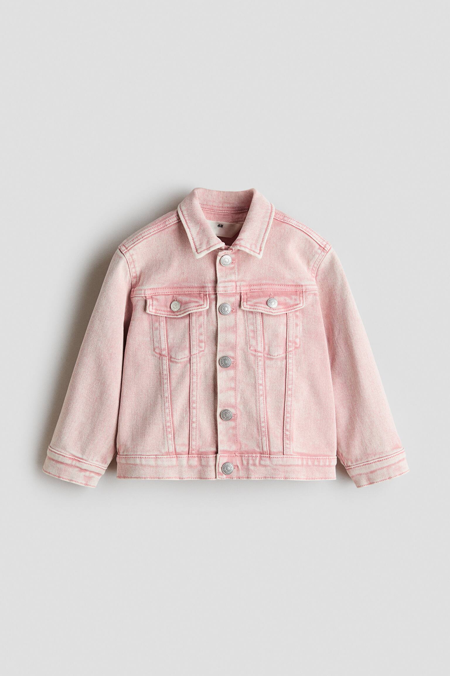 Denim jacket - Light pink/Light denim blue/Dark denim blue/Pink