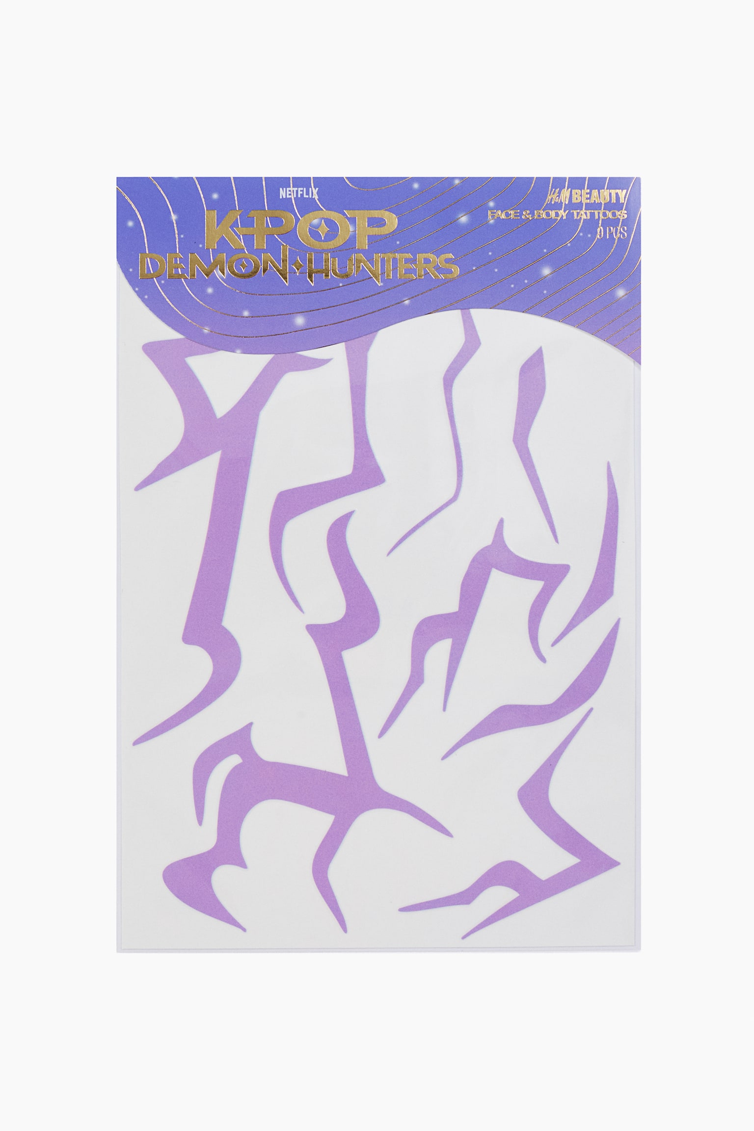 KPop Demon Hunters temporary tattoos - KPop Demon Hunters/Purple