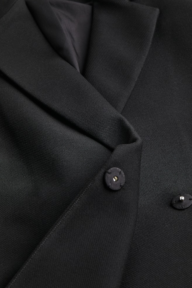 Kaksirivinen takki - Musta/Beige - 5
