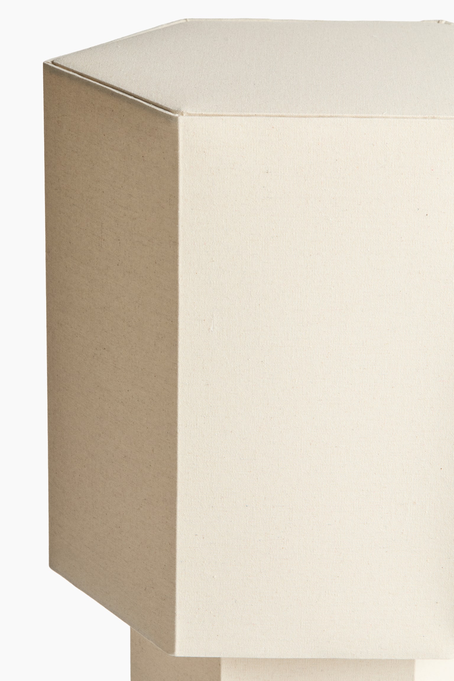 Hexagonal floor lamp - Beige chiaro - 4