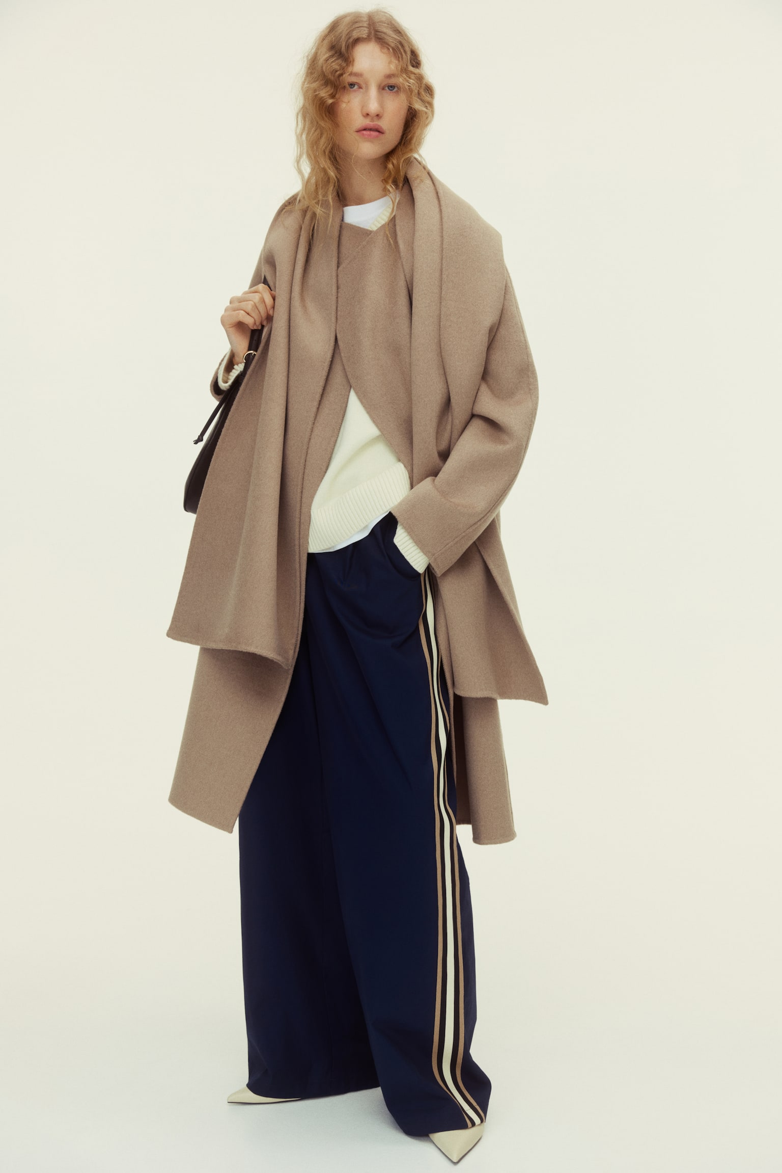 Handmade wool-blend coat - Beige - 6