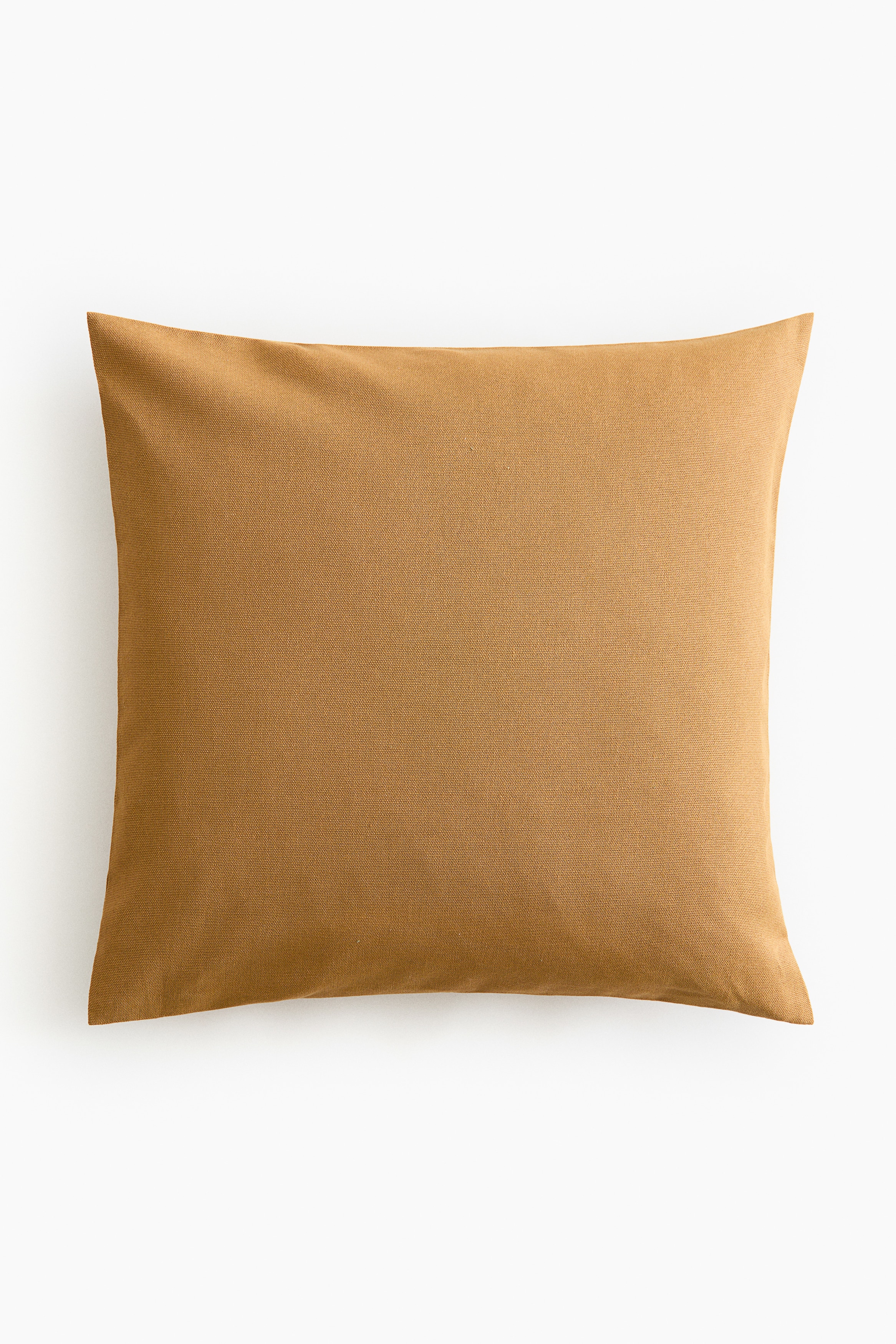 H&M Home  - Funda de cojín en lona de algodón - Amarillo miel - size: 50x50