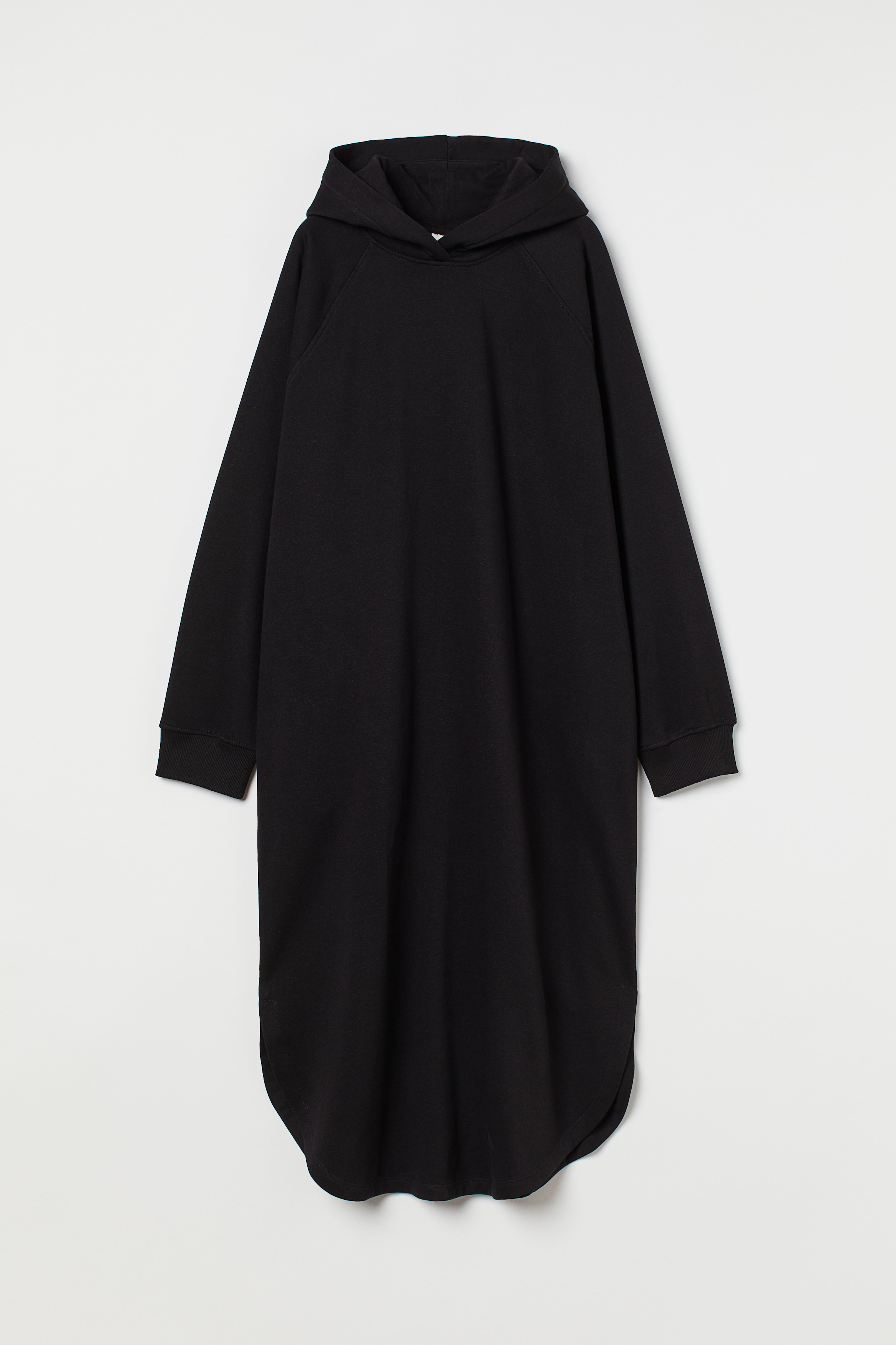 Black shops hooded jumper dress