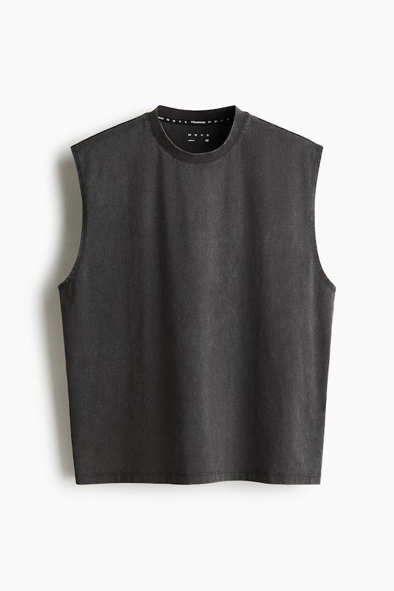 Мужские топы H&M Loose-Fit Sports Tank Top with DryMove™