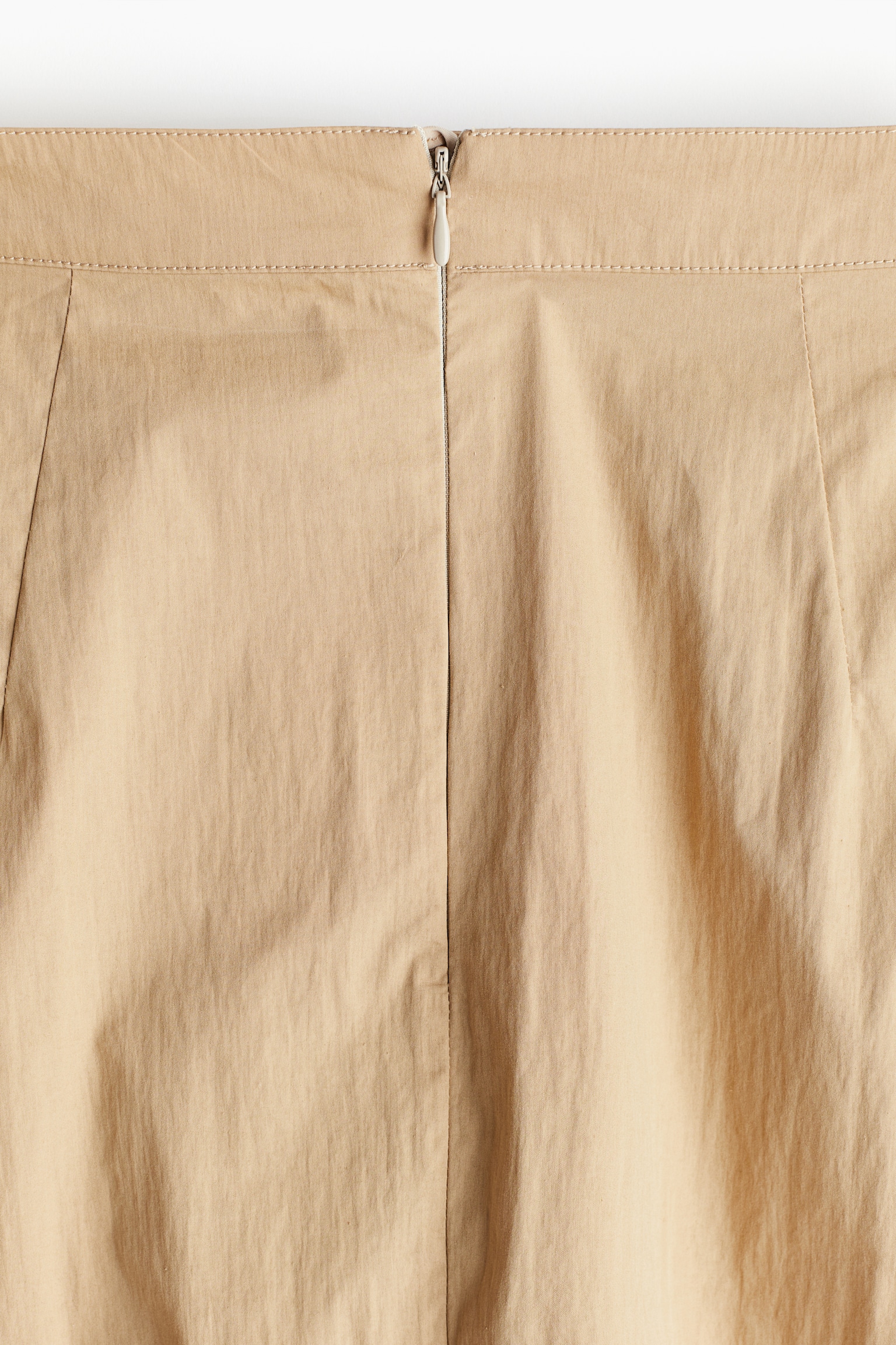 Pleated wrap skirt - Beige - 5