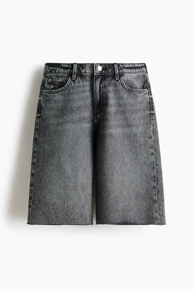Bermudashorts i denim - Denimgrå/Lys denimblå/Denimblå - 1