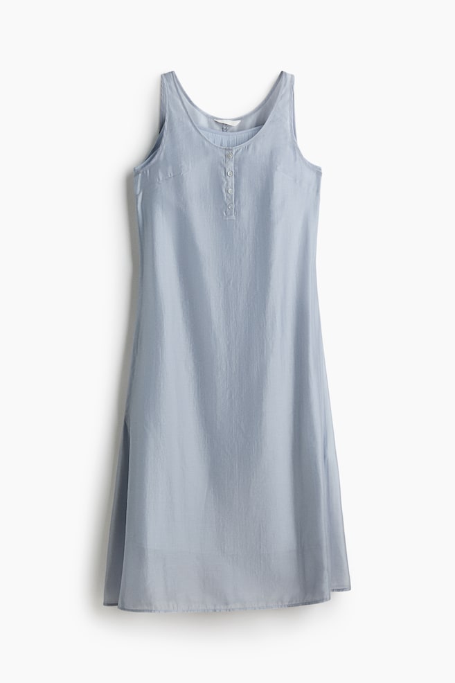 Layered strappy dress - Light steel blue - 1