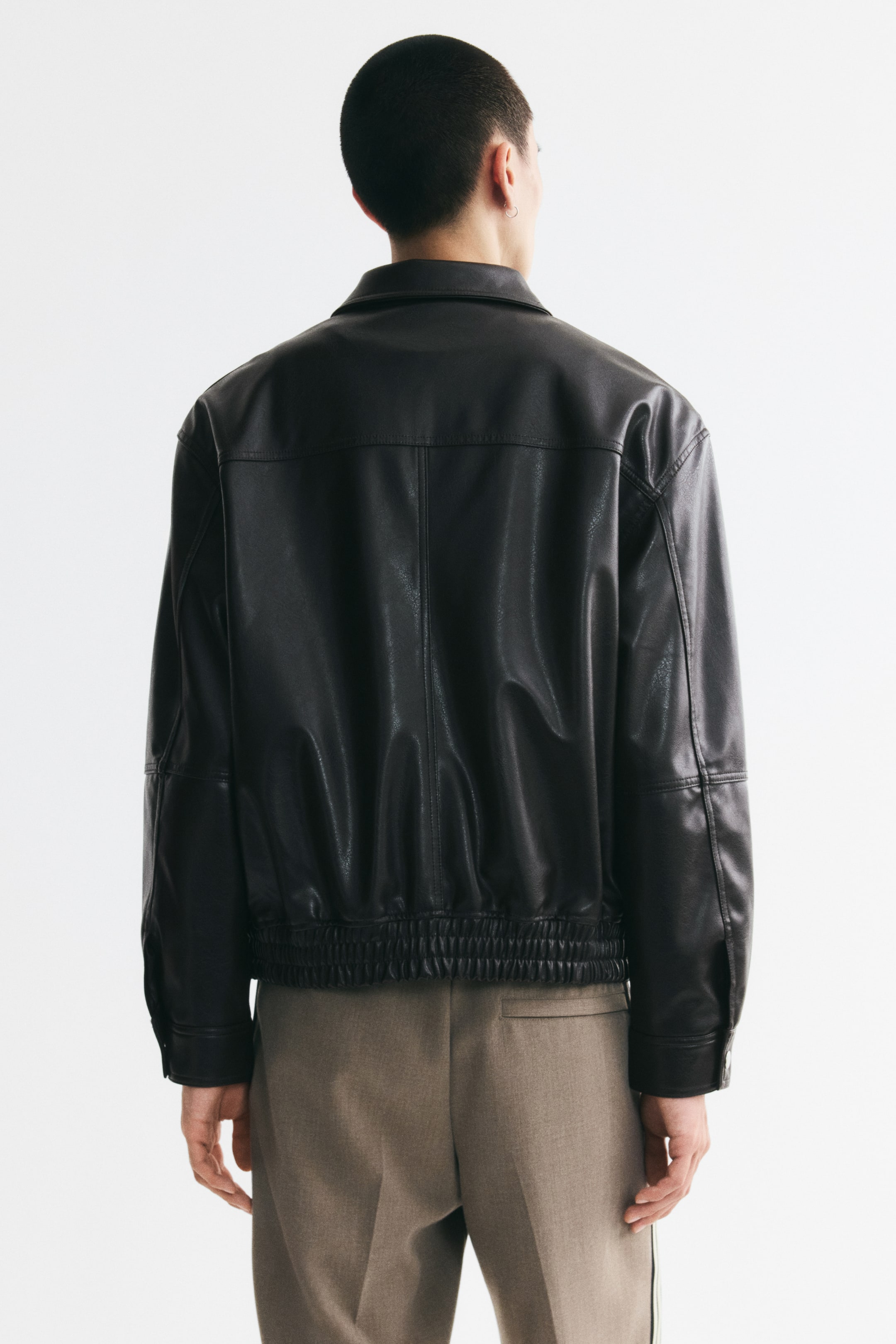 Мужские куртки H&M Coated Blouson Jacket — фото 5