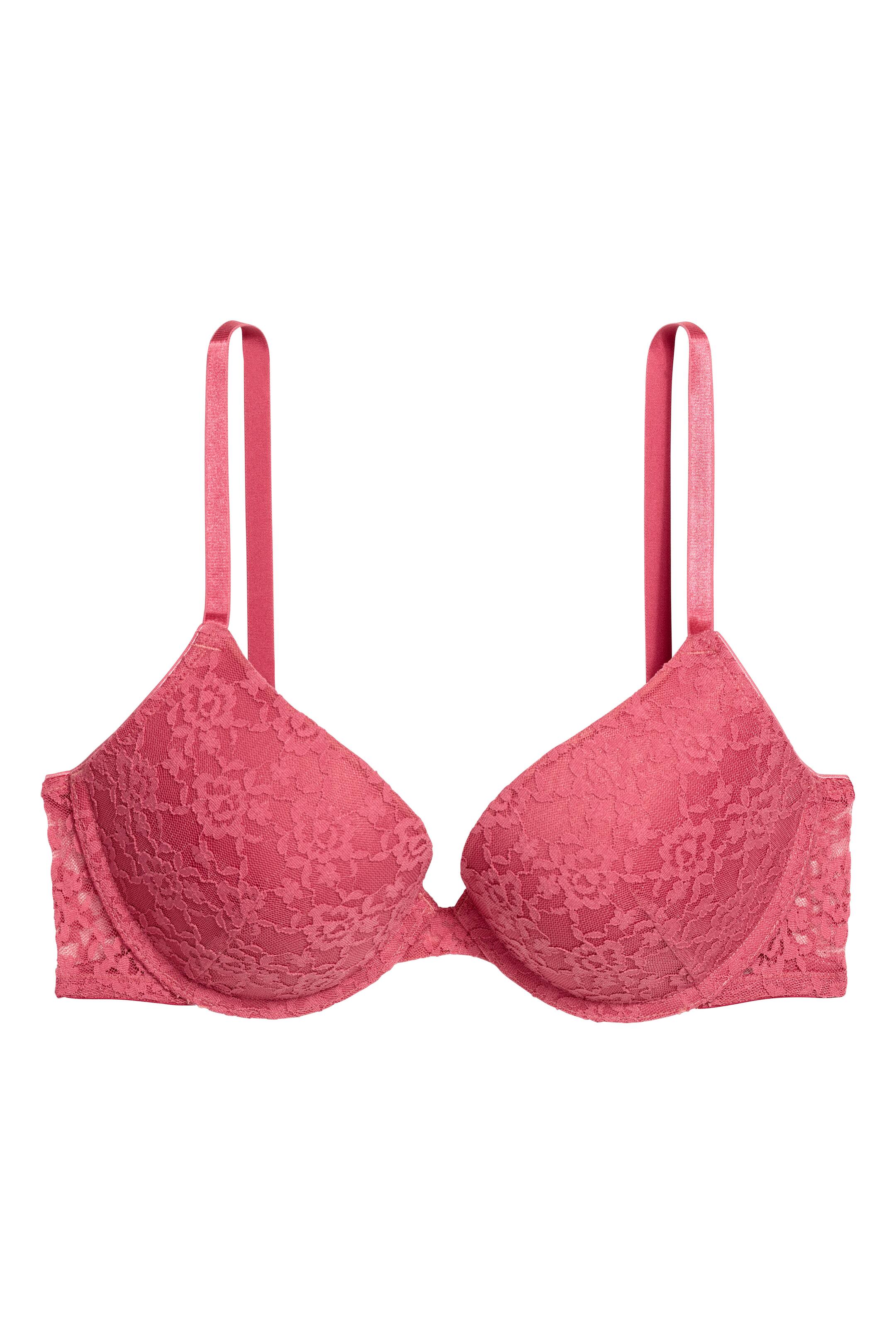 View larger image: 2-pack push-up bras - Raspberry pink/Porcelain - Ladies | H&M GB 1