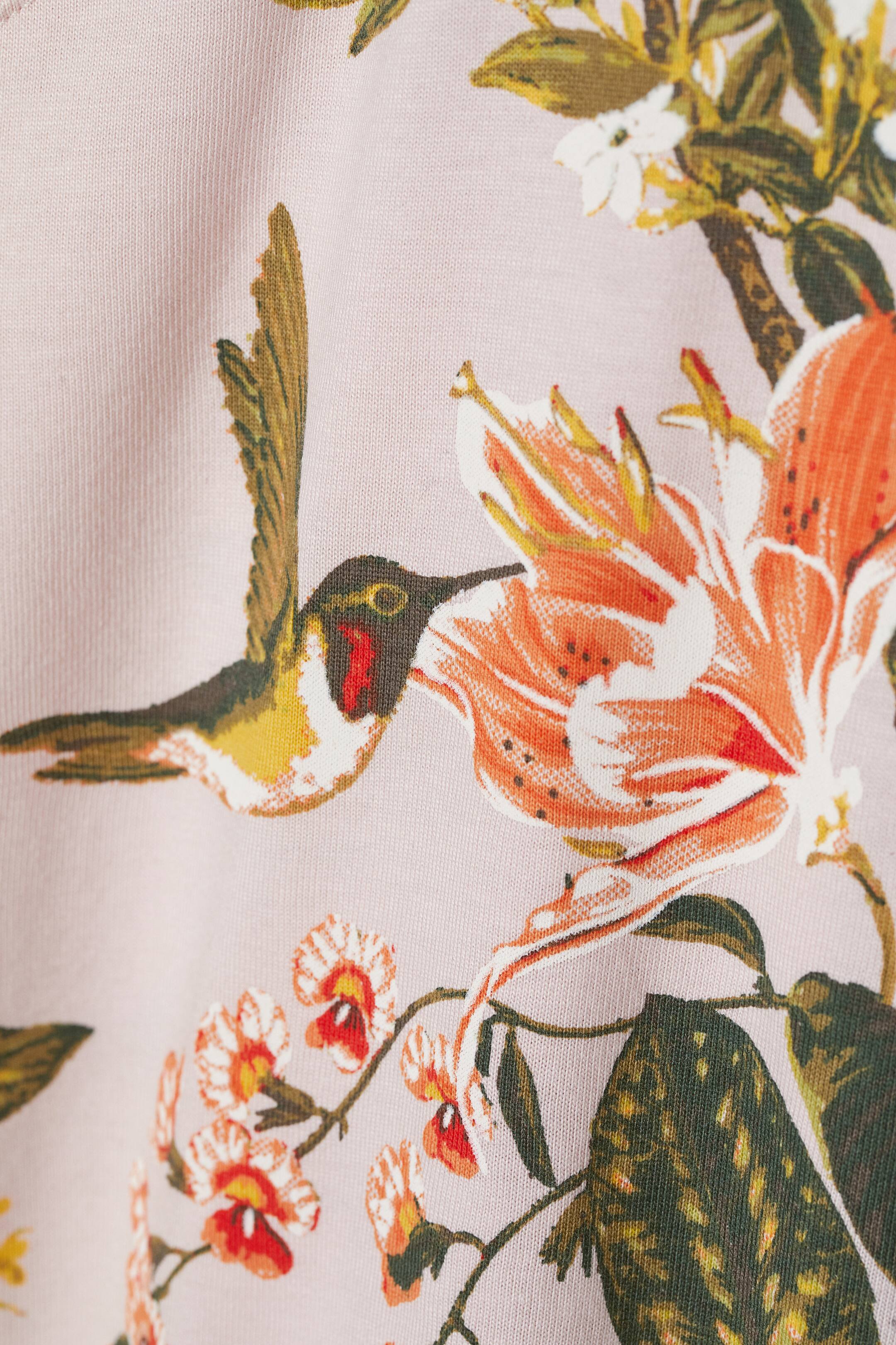 Größeres Bild ansehen: Shirt mit Volants - Hellrosa/Geblümt - Ladies | H&M DE 2