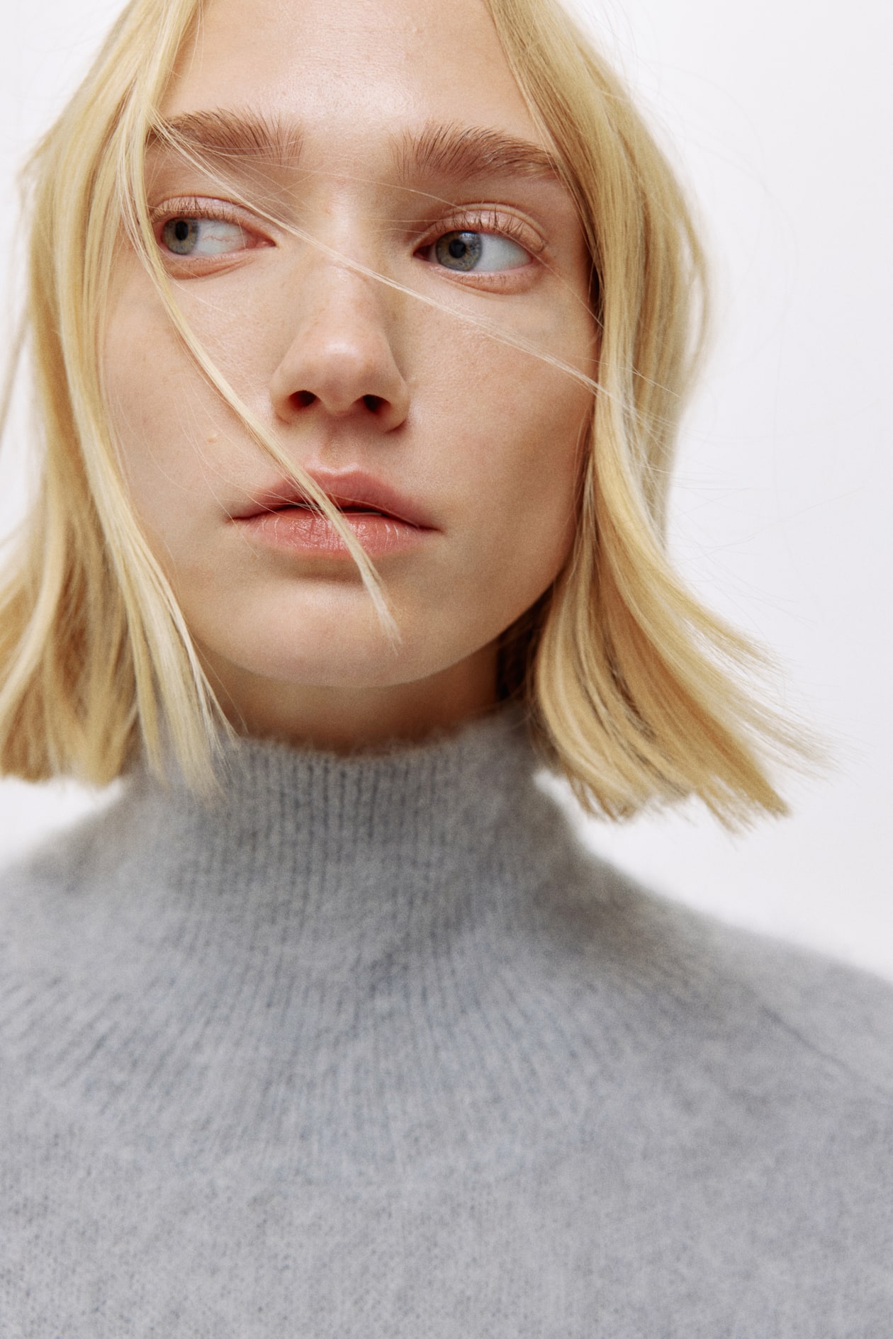 Mohair-Blend Mock Turtleneck Sweater - image 5