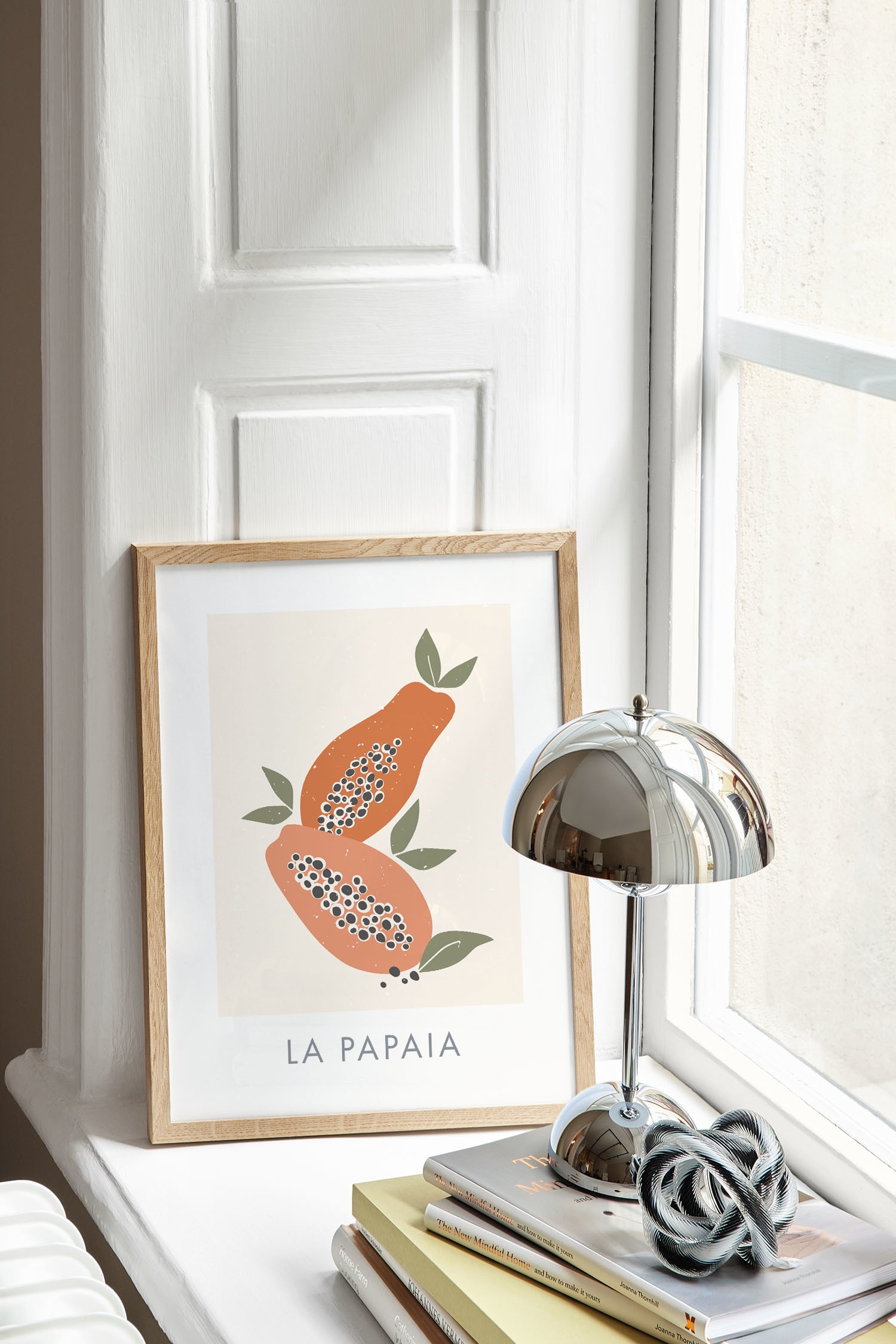La Papaia Plakat - Orange/gul