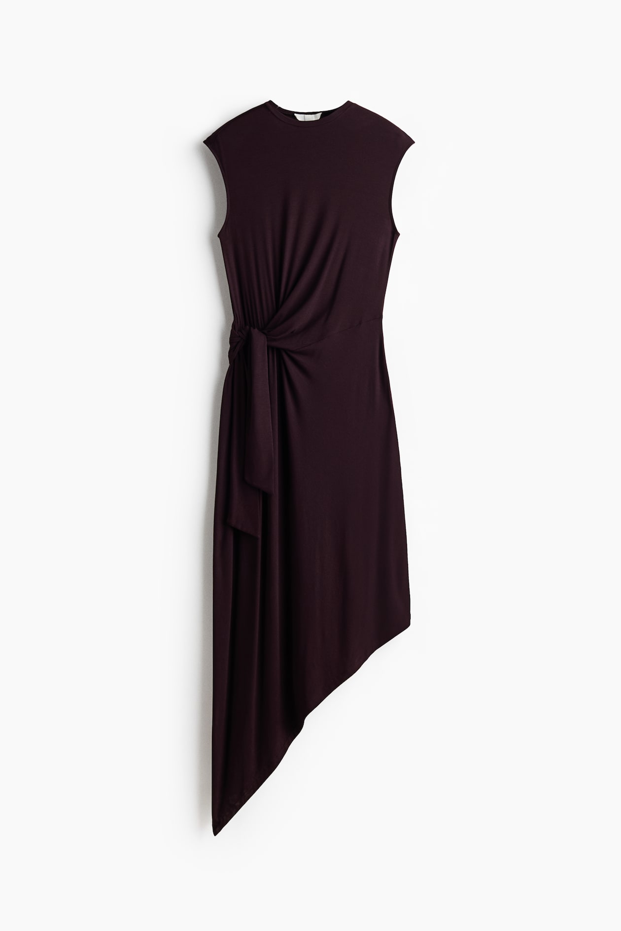 Asymmetric Tie-Detail Dress