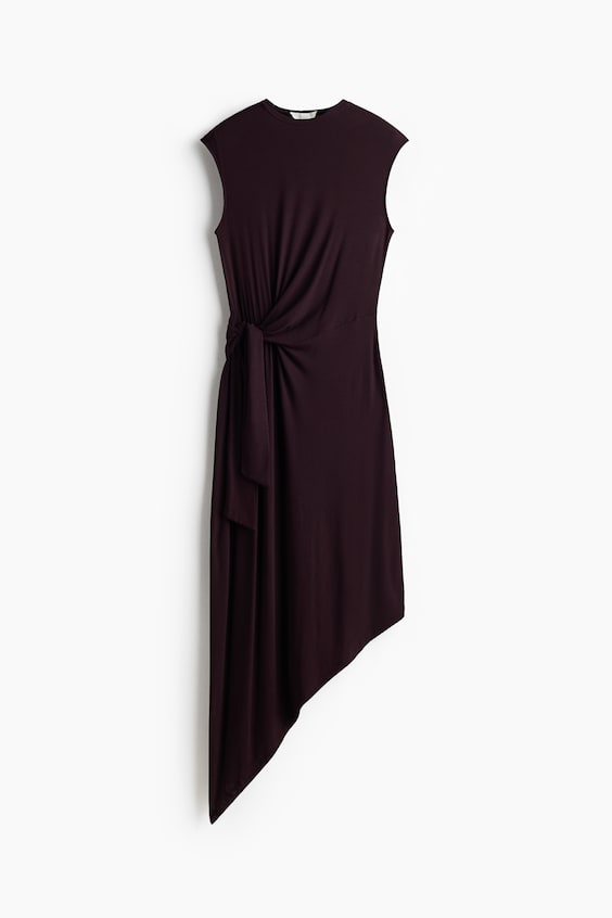 Женские платья H&M Asymmetric Tie-Detail Dress