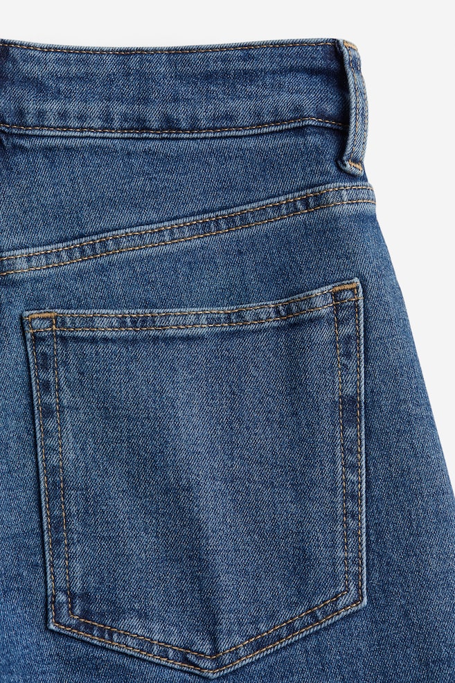 Wide High Ankle Jeans - Denimblå/Mørk denimgrå/Lys denimblå/Medium denimblå/Hvid - 4