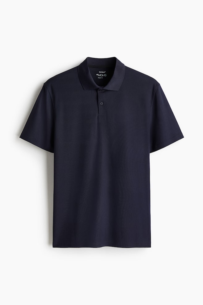 T-shirt de sport Coupe classique en piqué - Marine/Bleu clair - 1