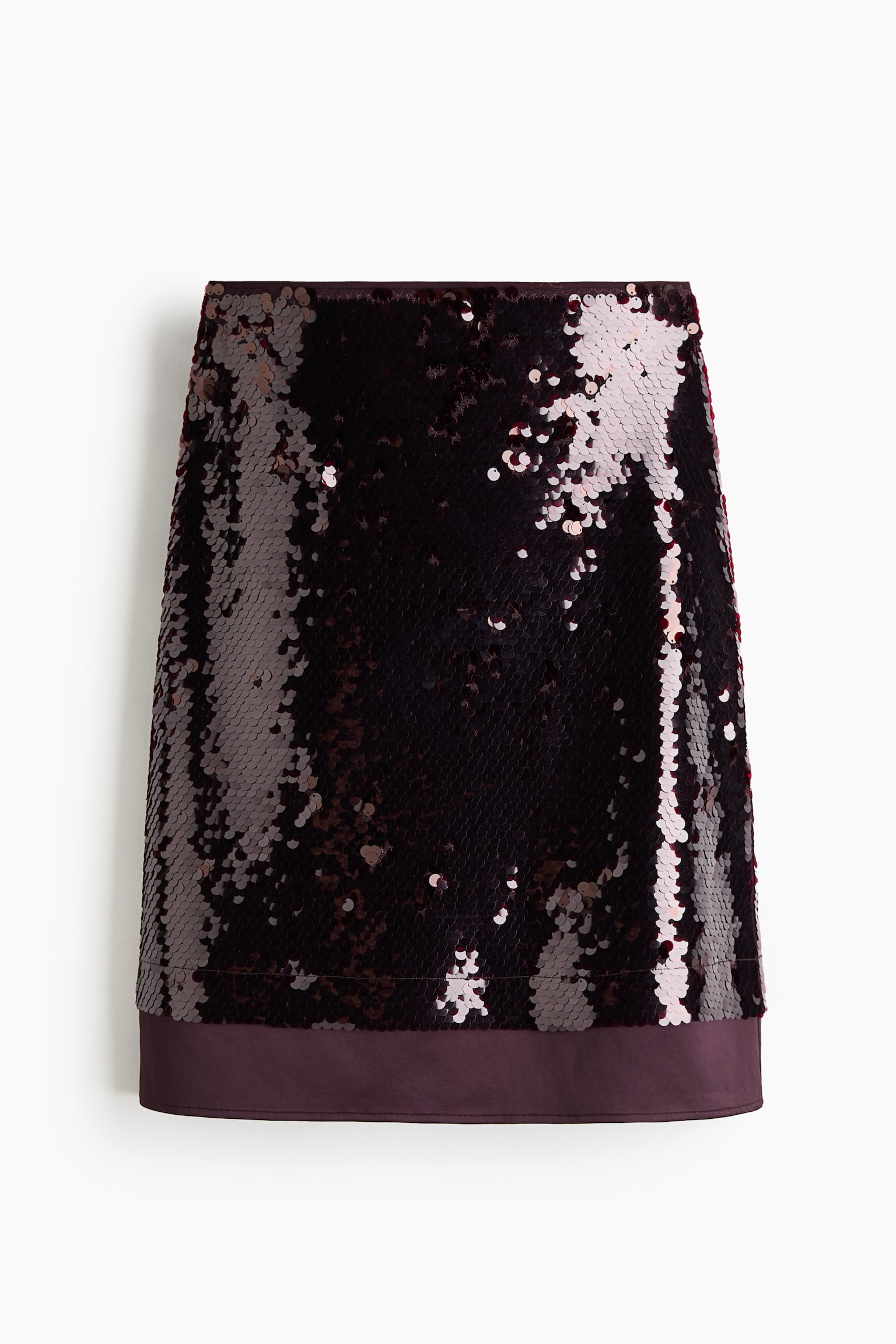 Sequined skirt - Burgundy - 2