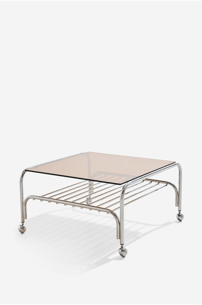 Table De Salon Cleo - Brun/Transparent - 1