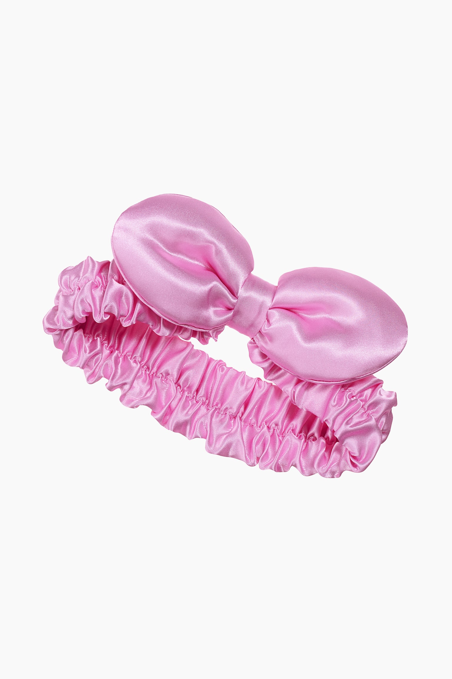 Satin hairband - Pink - 2