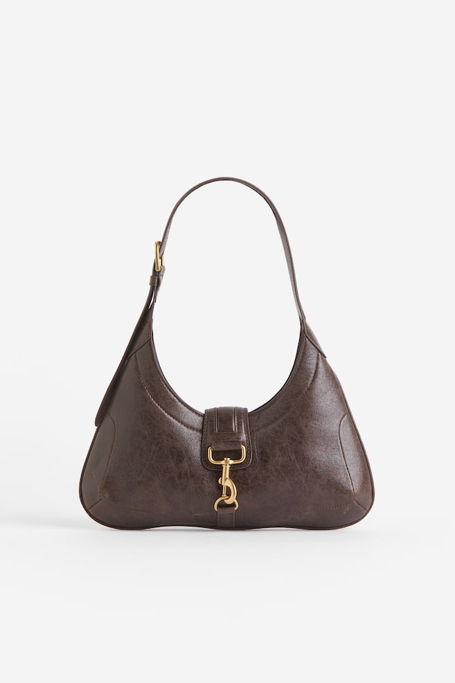 Shoulder bag - Dark brown - 2