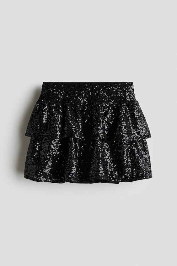 Детские юбки H&M Tiered Sequined Skirt