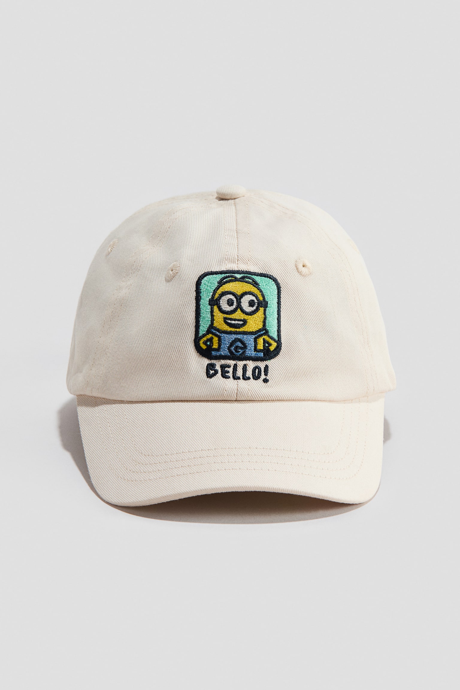 Printed twill cap - Cream/Minions/Dark dusty green/Snoopy/Light yellow/Pokémon/Dark grey/Lilo & Stitch/Blue/Snoopy/Navy blue/Spider-Man - 1