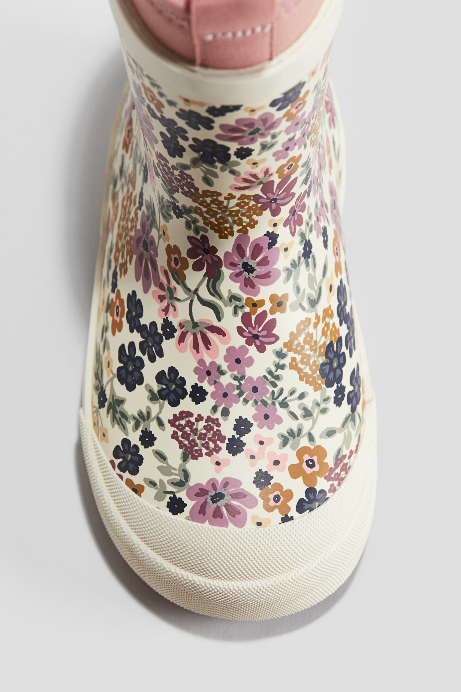 Wellingtons - Light beige/Floral - 3