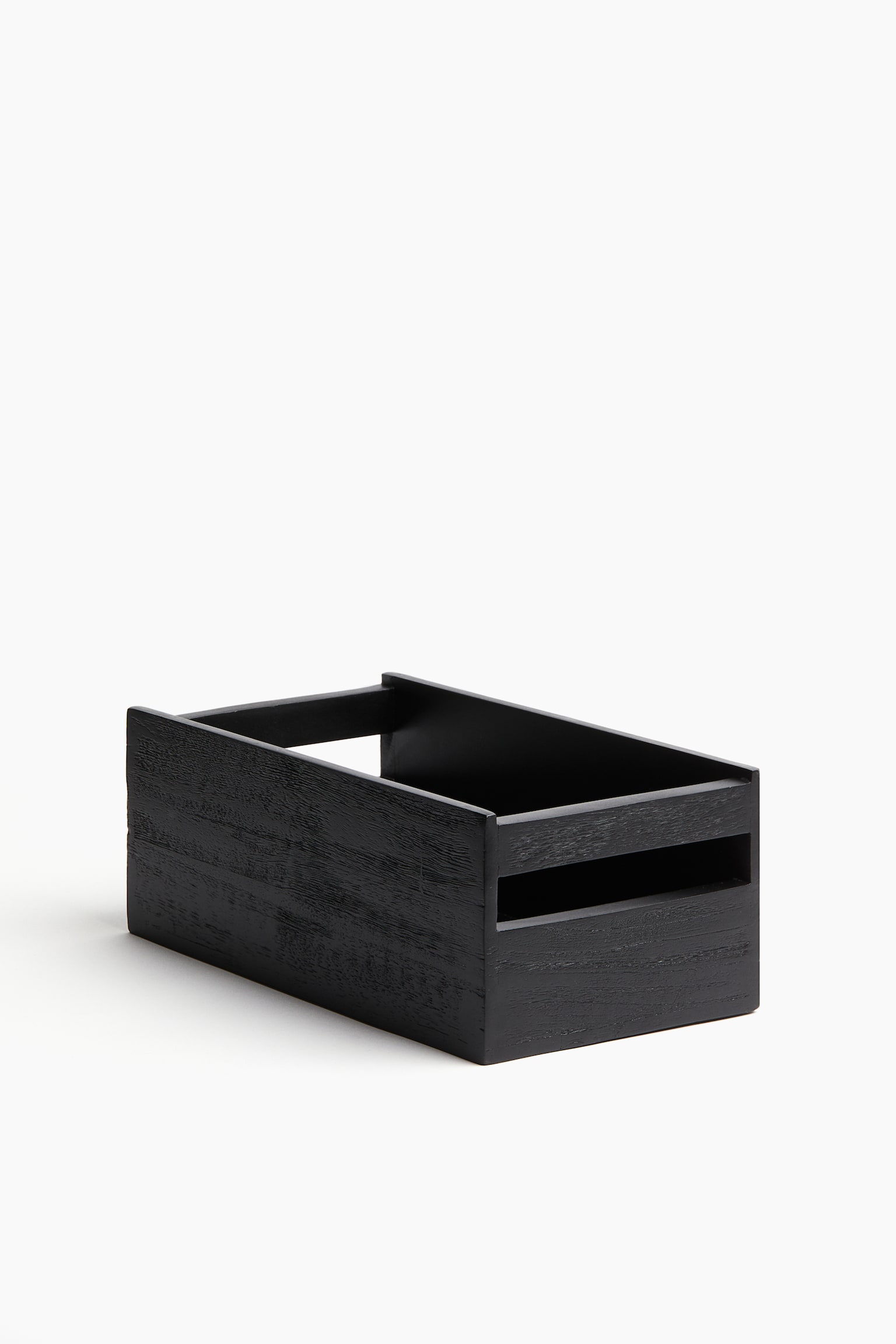 Large wooden spice box - Black - 1