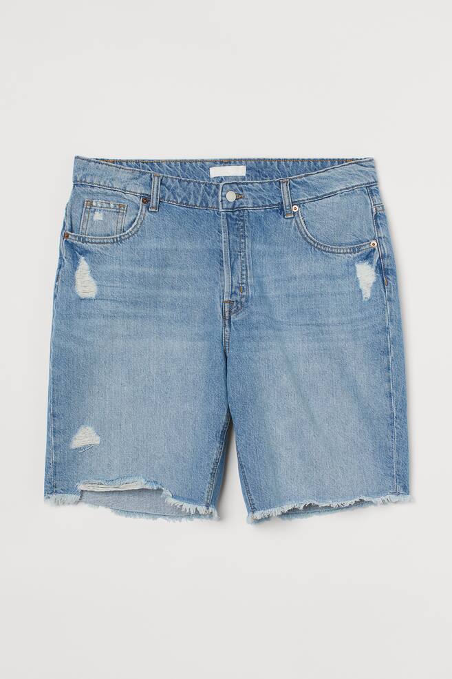 H&M+ Bermuda denim shorts - Denim blue