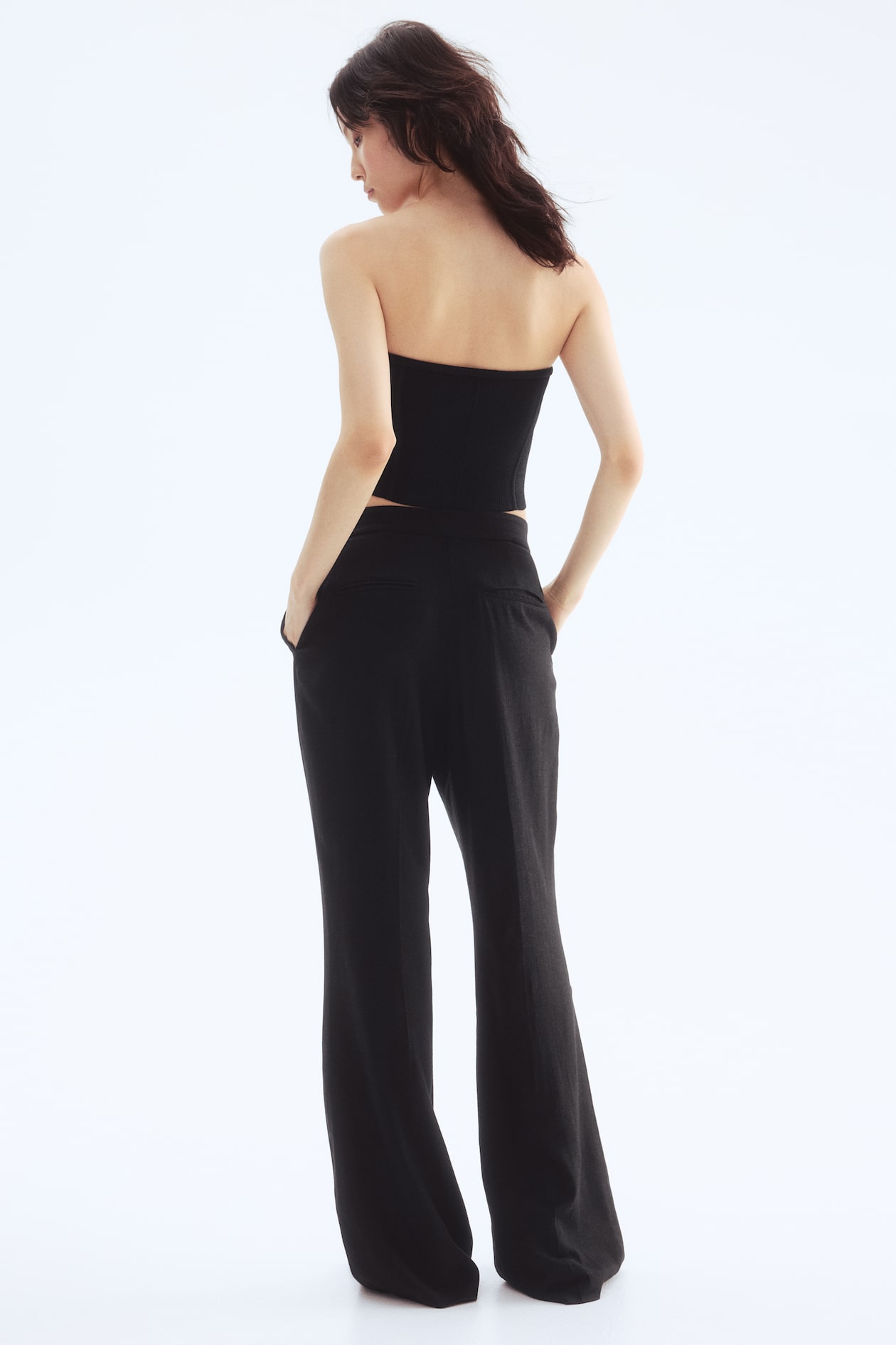 Bootcut Linen-Blend Pants - image 4