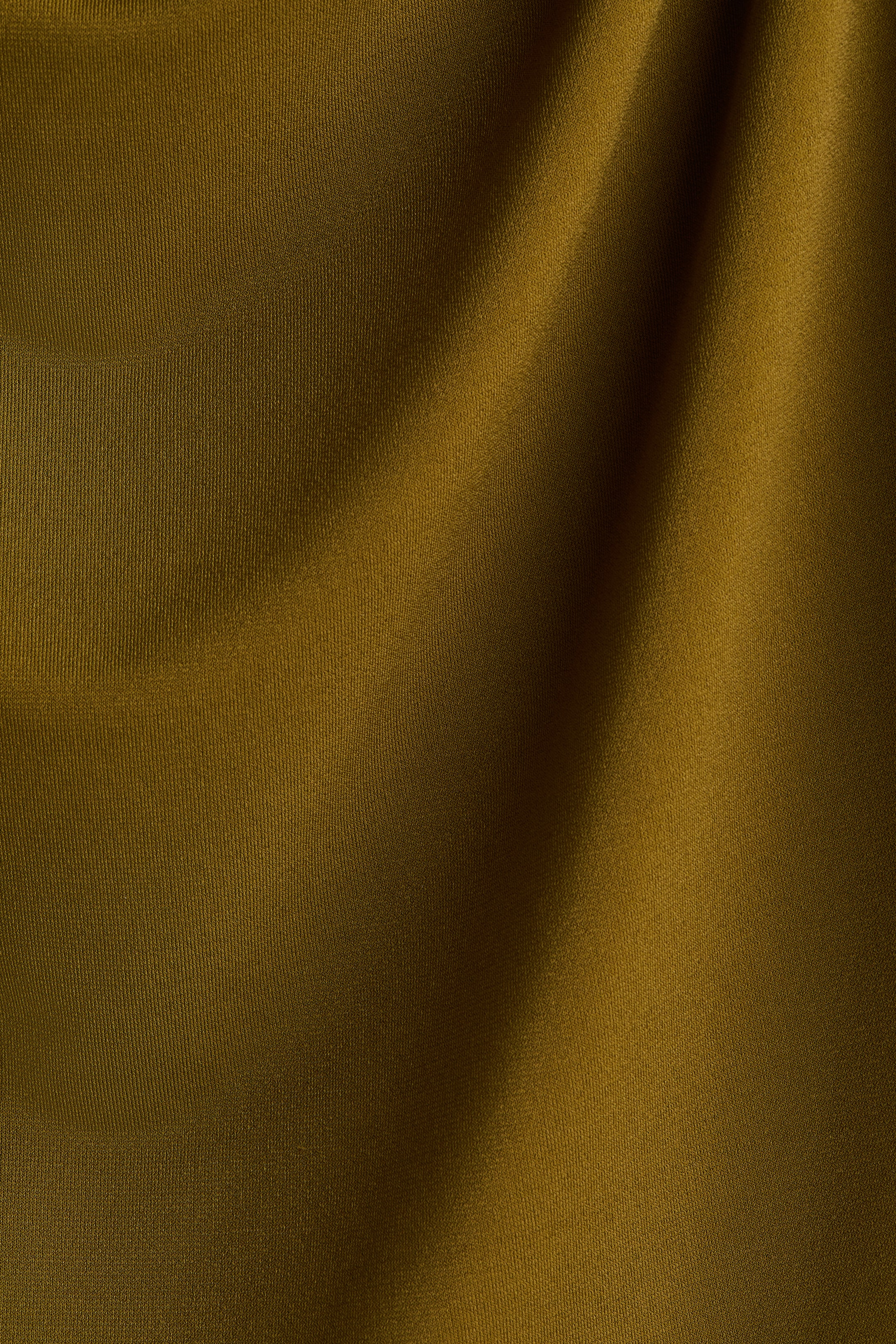 Ampliar la imagen: Vestido de punto con escote drapeado - Oliva dorado - Ladies | H&M MX 2