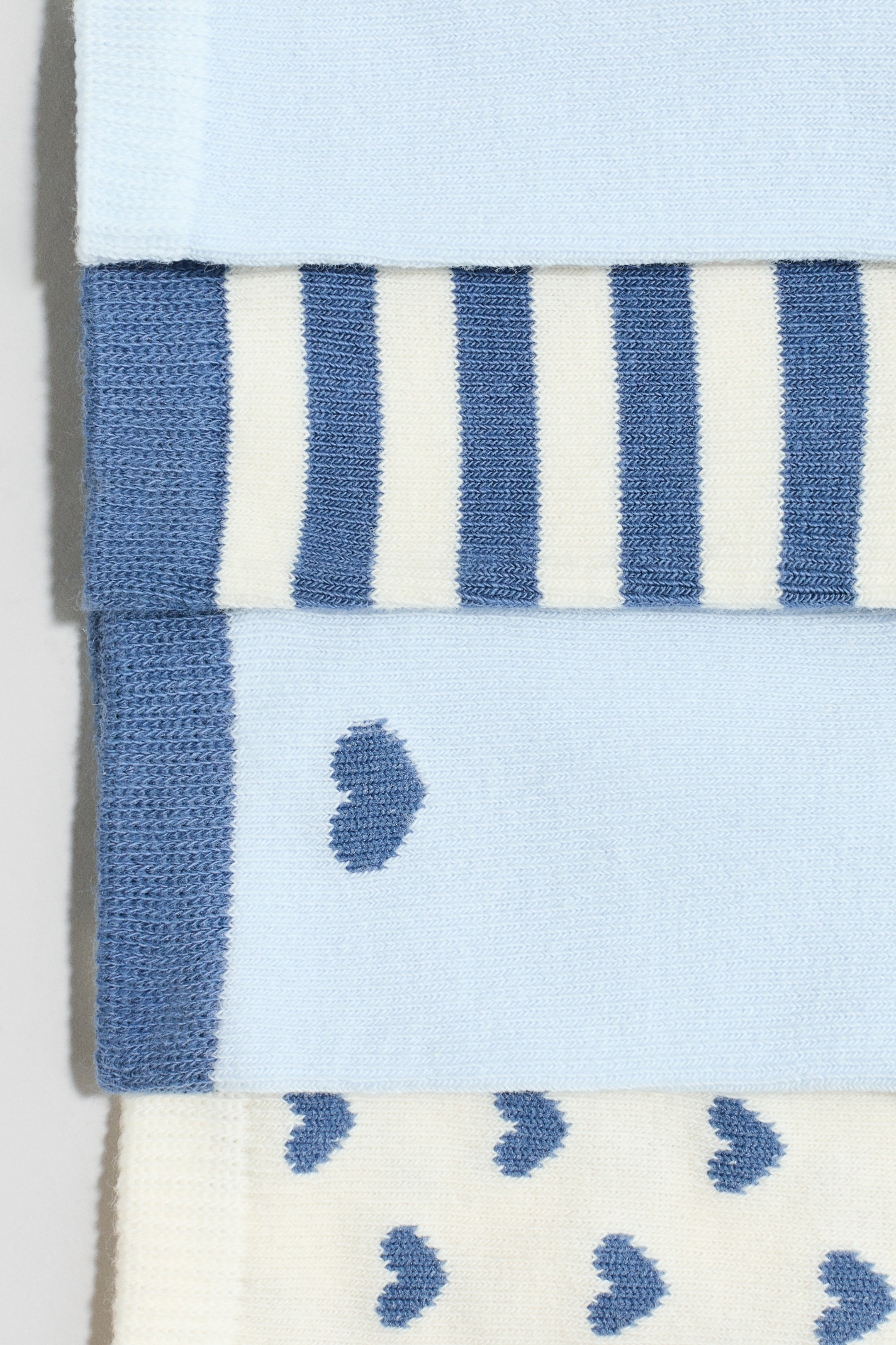 Ampliar la imagen: 10-pack de calcetines - Azul/Corazones - Kids | H&M MX 3