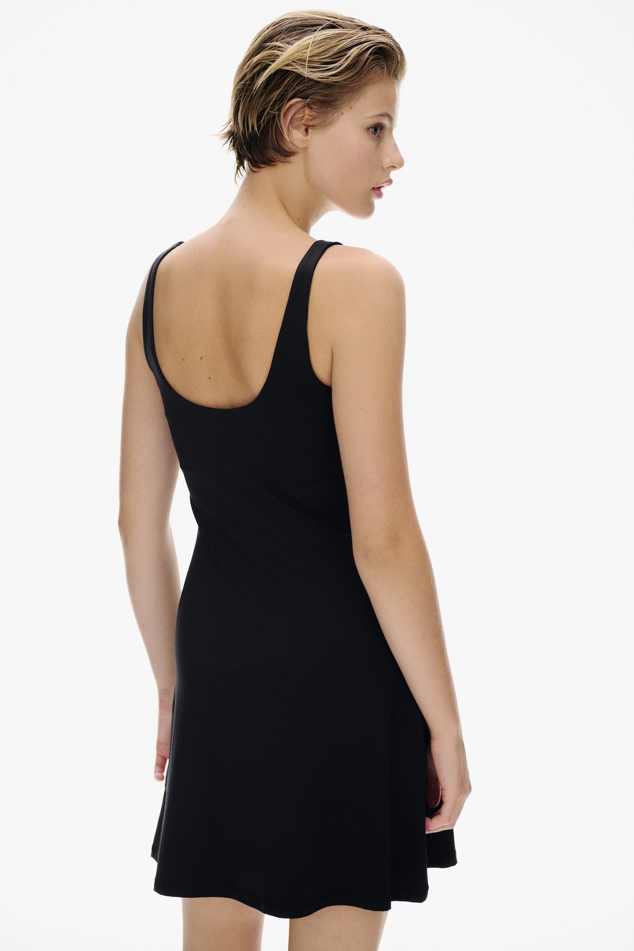 Sleeveless Microfiber Dress - image 4