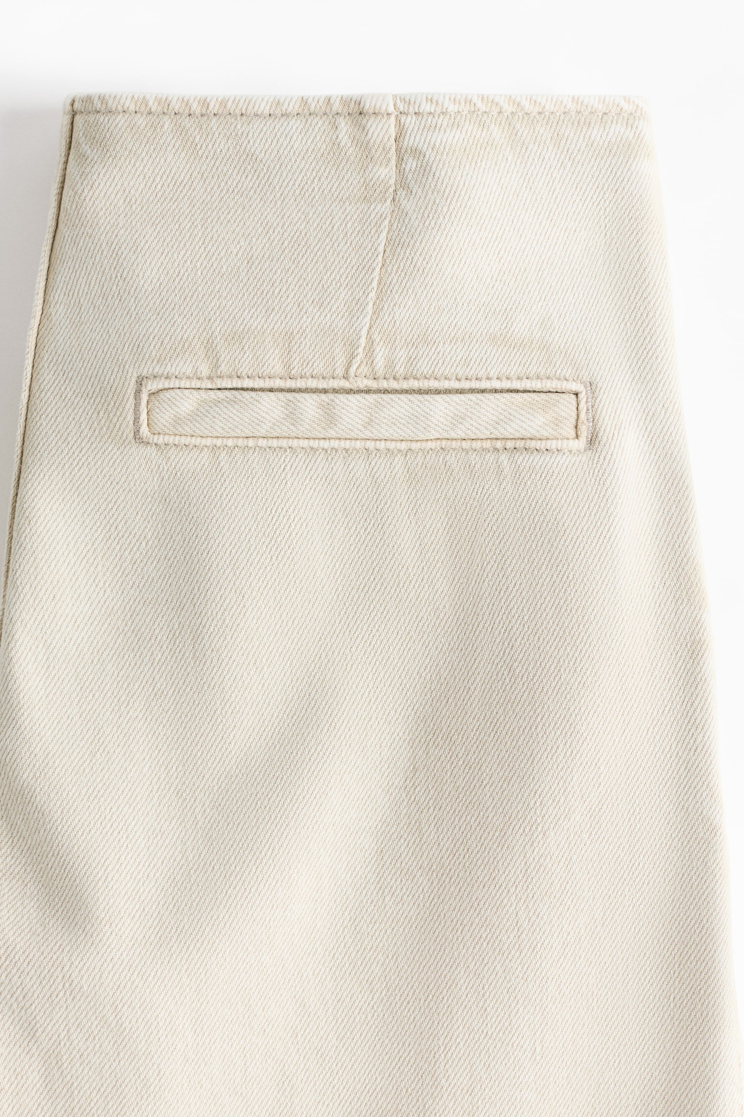 Женские джинсы H&M Wide-Leg Denim Pants, цвет: Светлый бежевый — фото 5