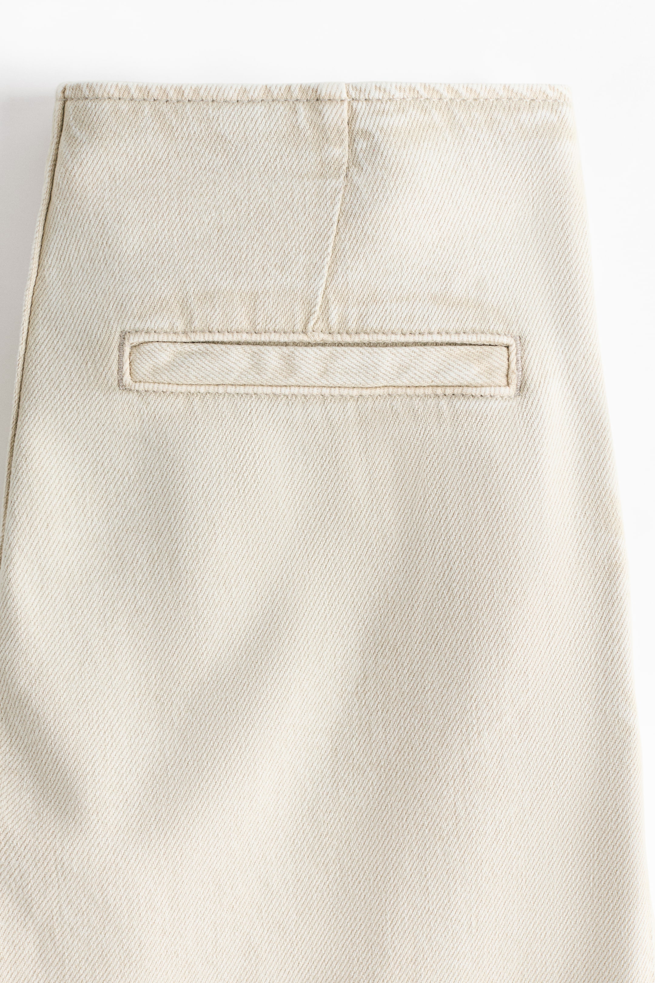 Wide-Leg Denim Pants