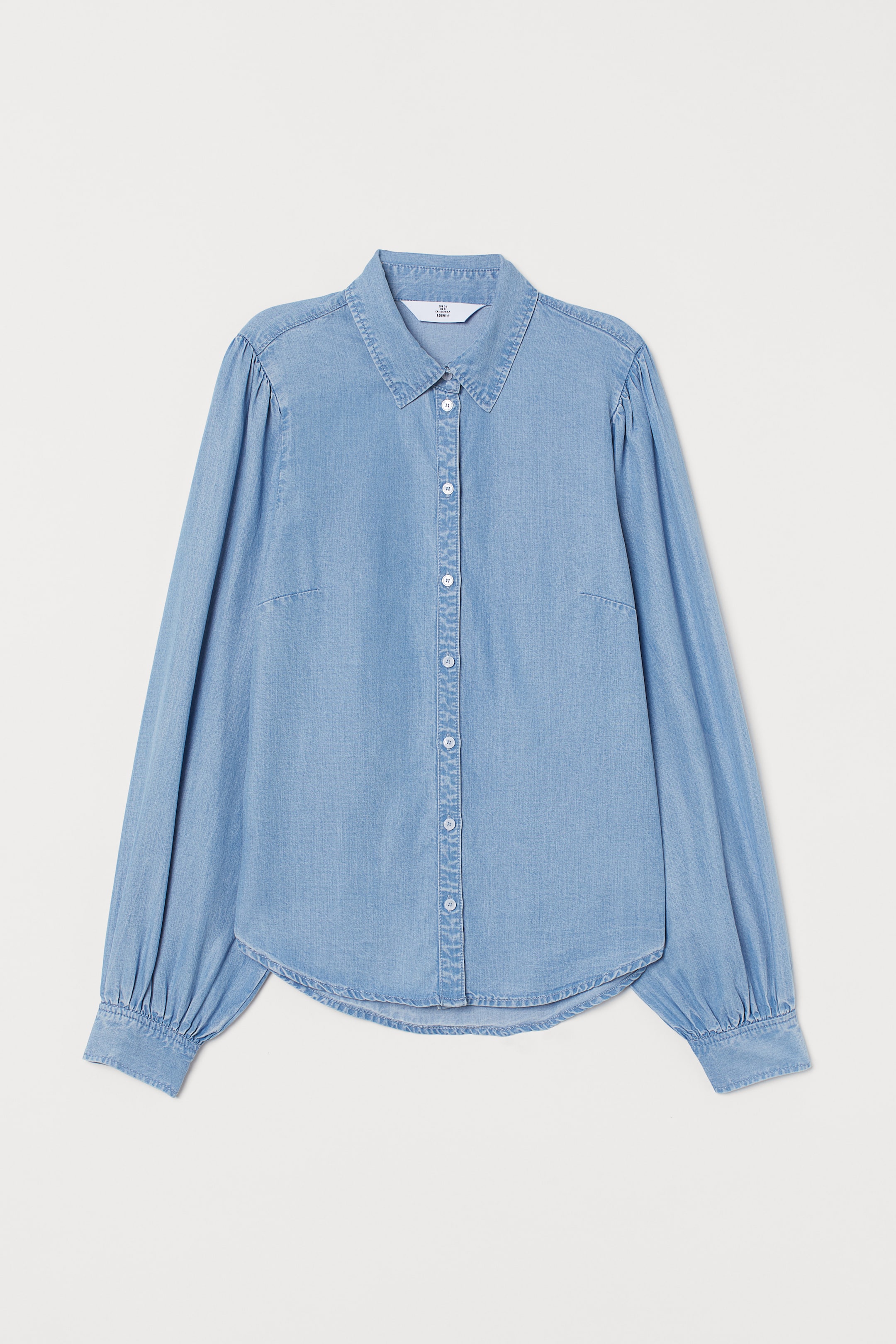 Denim Lyocell Hemdbluse