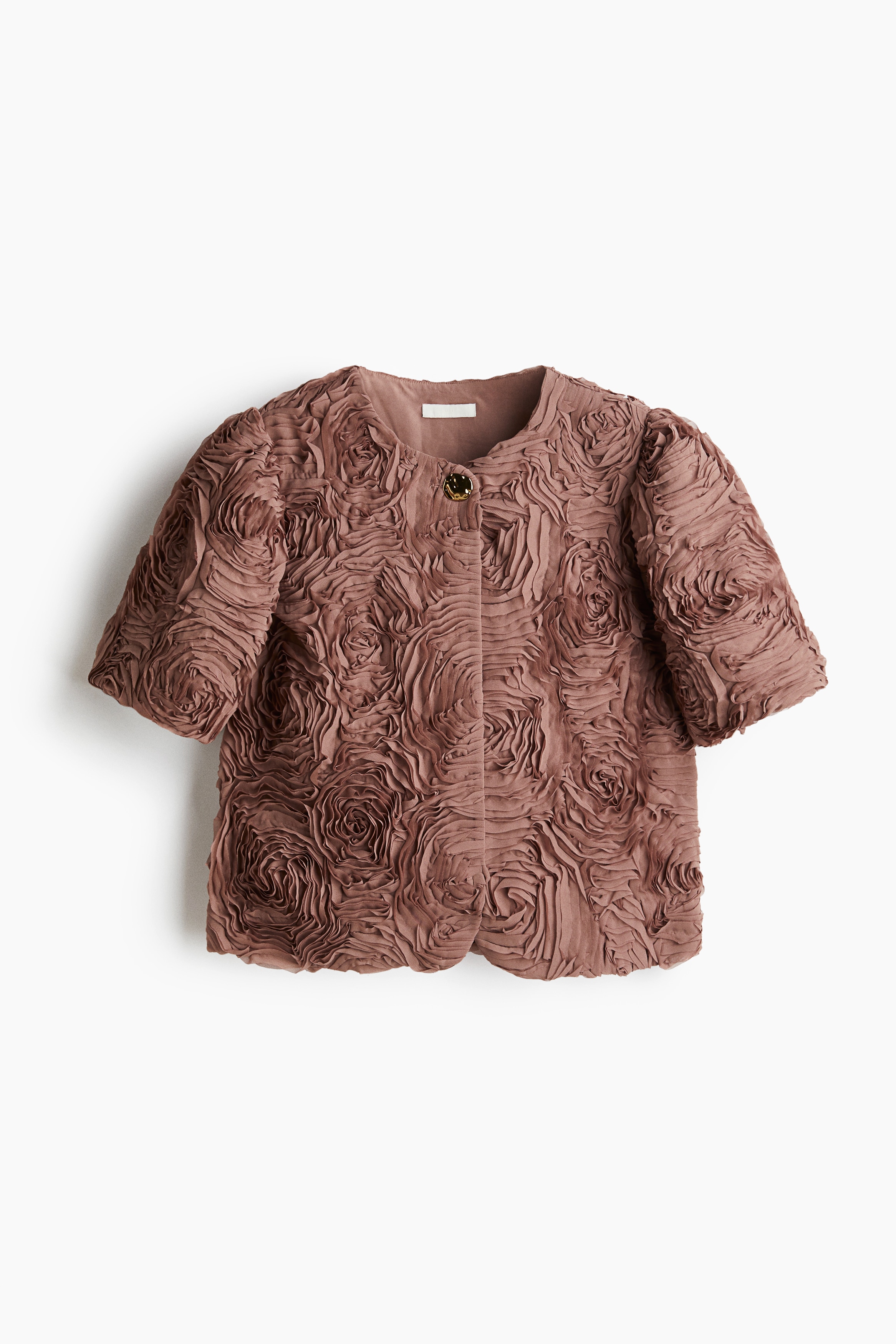 Jachetă cu aplicații - Roz-antic