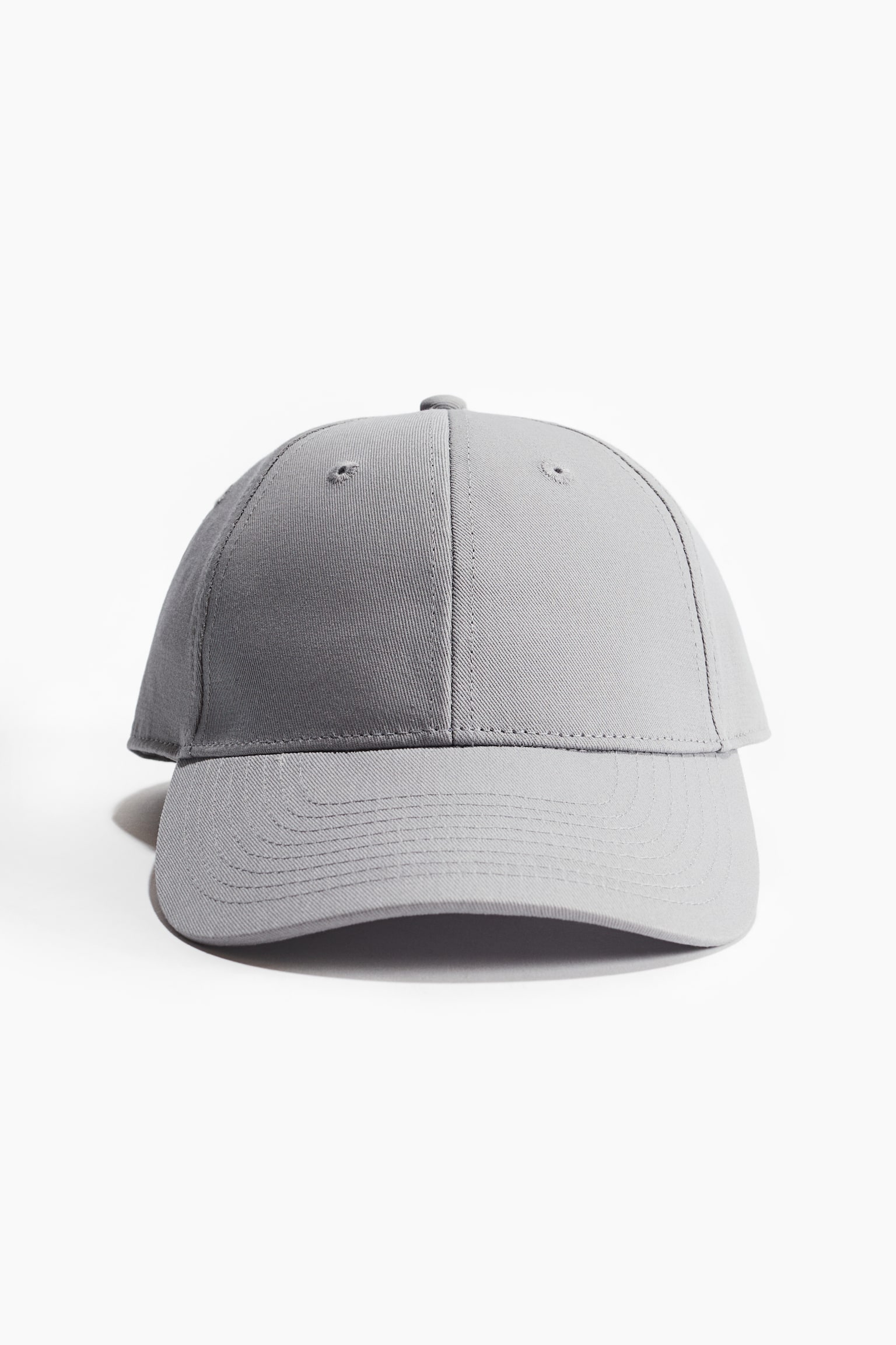 Cotton twill cap - Grey/Black/Dark beige/Dark grey/Dark beige - 1