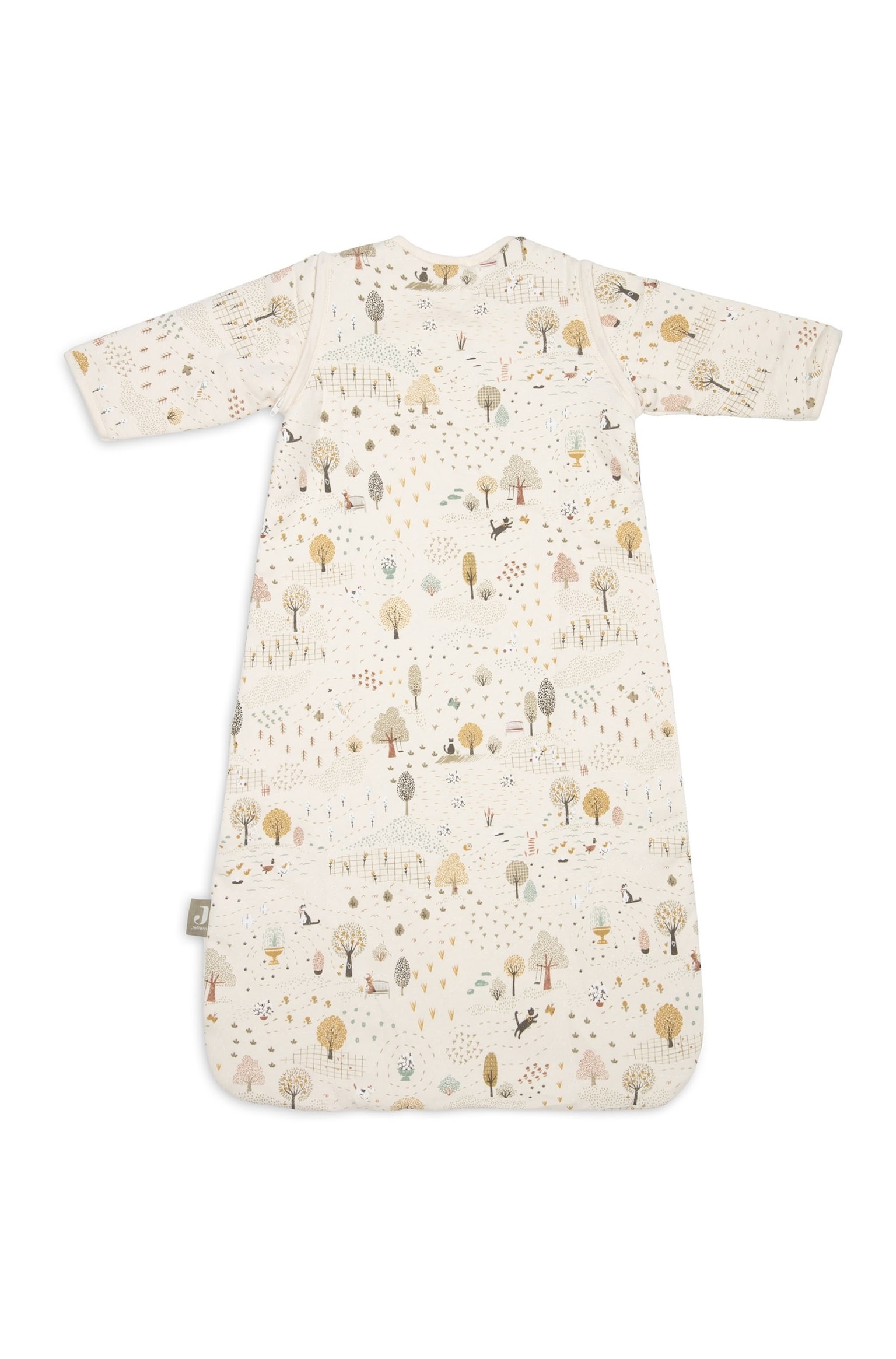 Sleeping Bag Removable Sleeves - Tiny Park/Flower Fairies/On The Go/Animal Friends/Leafy Dreams/Twinkling/wild Rose/Nostalgic Ride/Twinkling/sea Green - 5