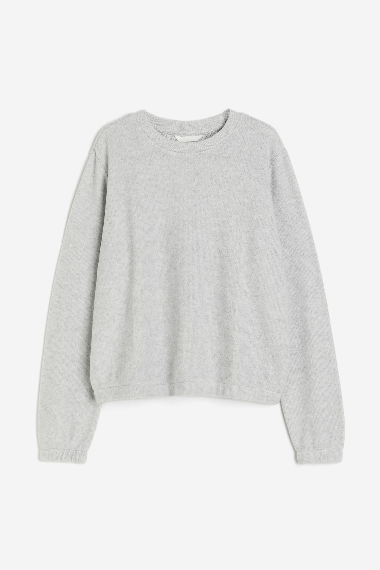 Jersey top - Light grey marl/Dark grey marl - 1