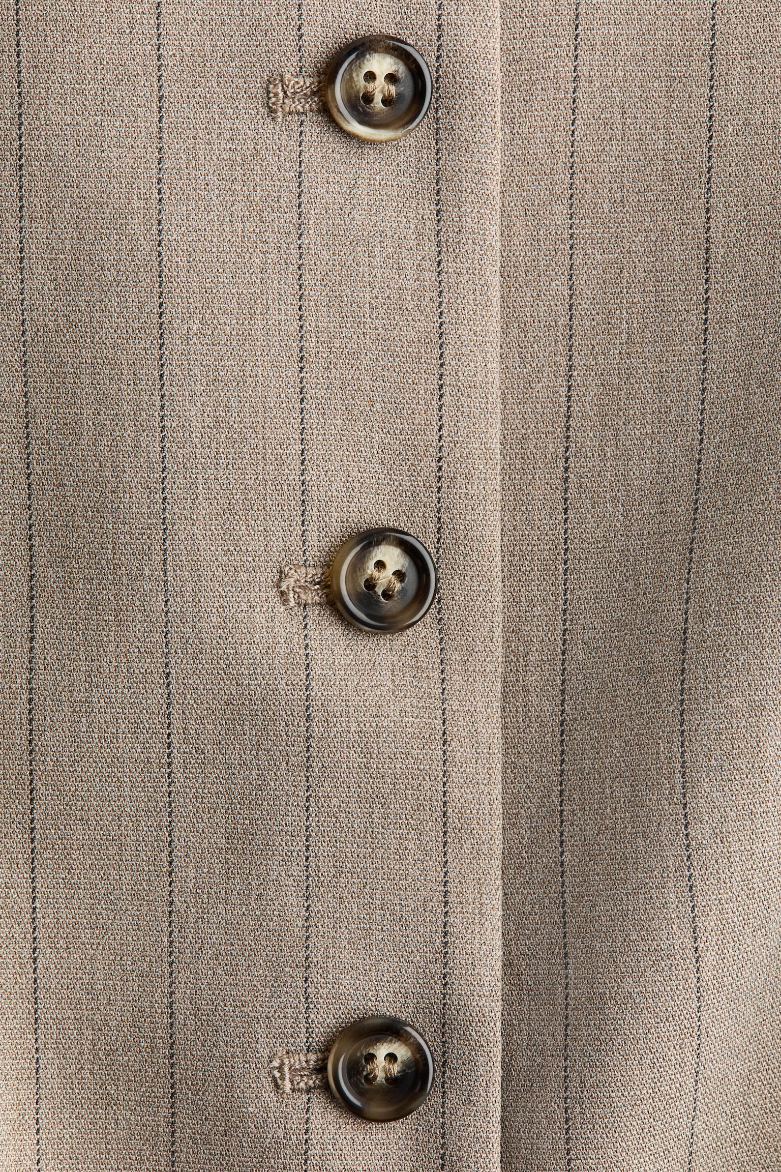 וסט ארוך - בז' אפרפר/פסי סיכה/שחור - 8