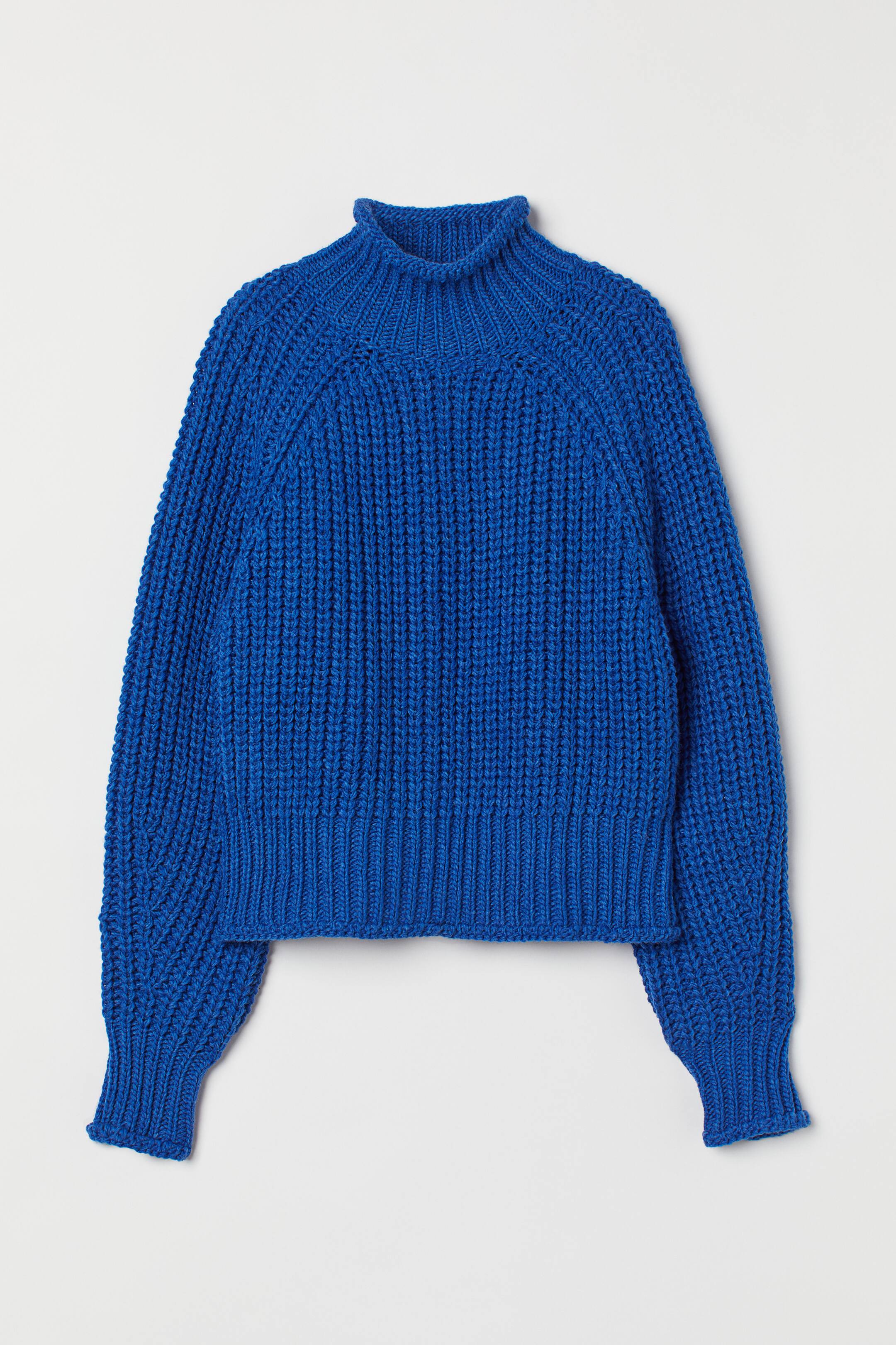 הצגת תמונה גדולה יותר: סוודר - כחול עז - Ladies | H&M IL 1