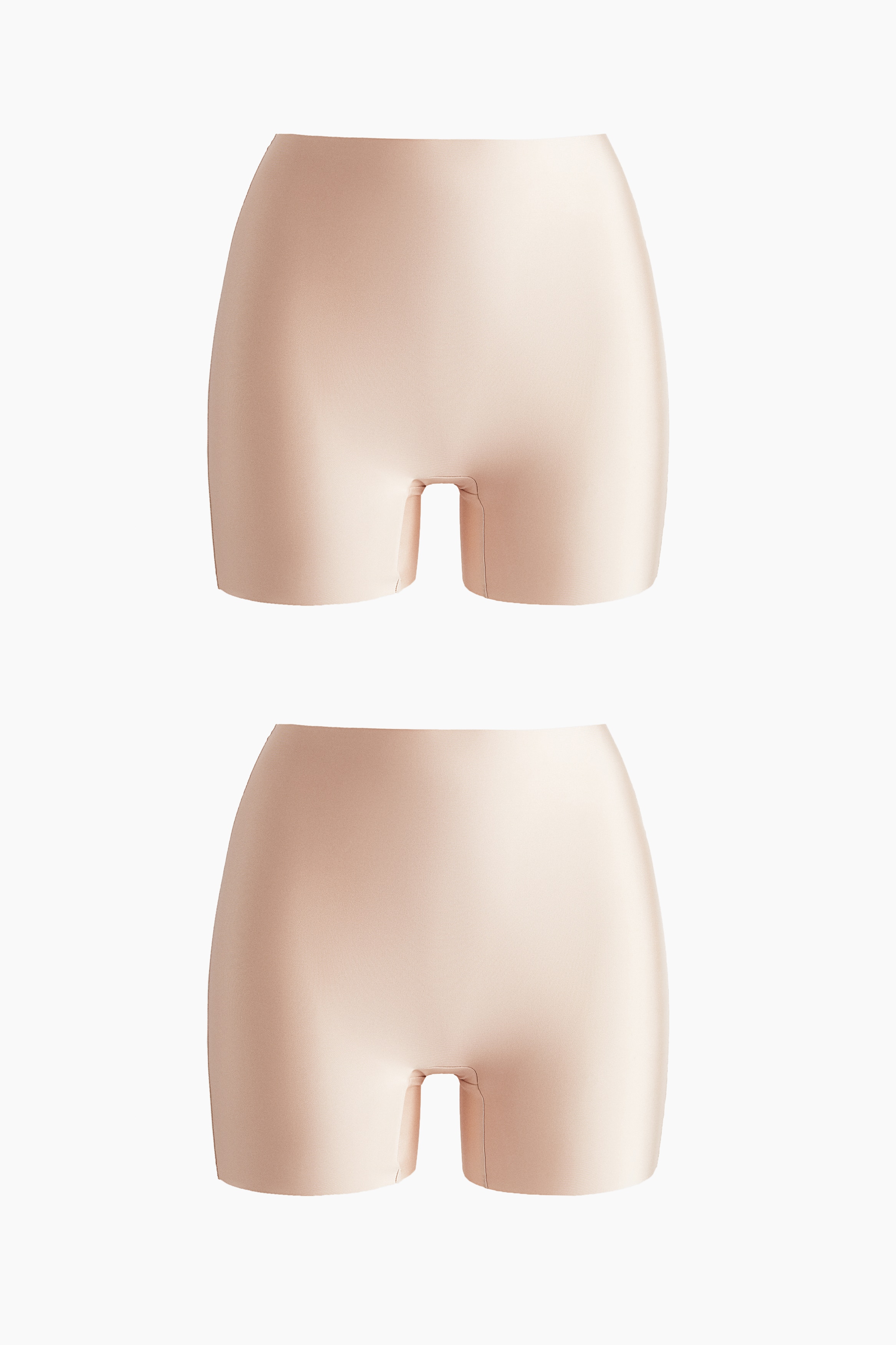 Σετ με 2 σορτς ήπιας σύσφιξης - Μπεζ/Μαύρο