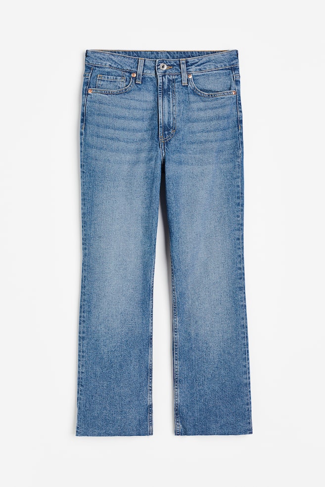 Flared High Cropped Jeans - Denim blue/Pale denim blue/Black/Denim blue/dc/dc - 1